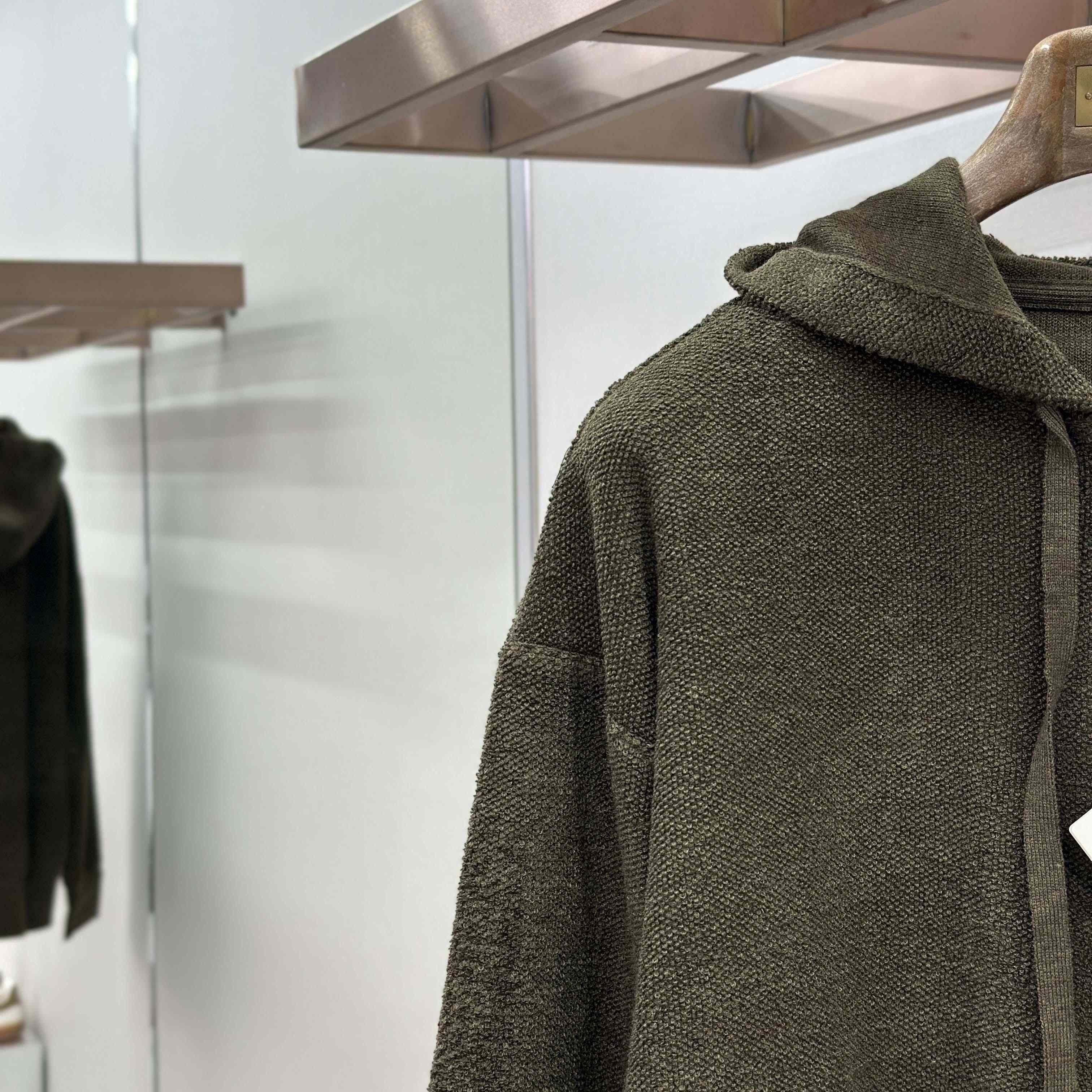 Loewe Anagram Zip-up Hoodie In Wool - DopestKickz