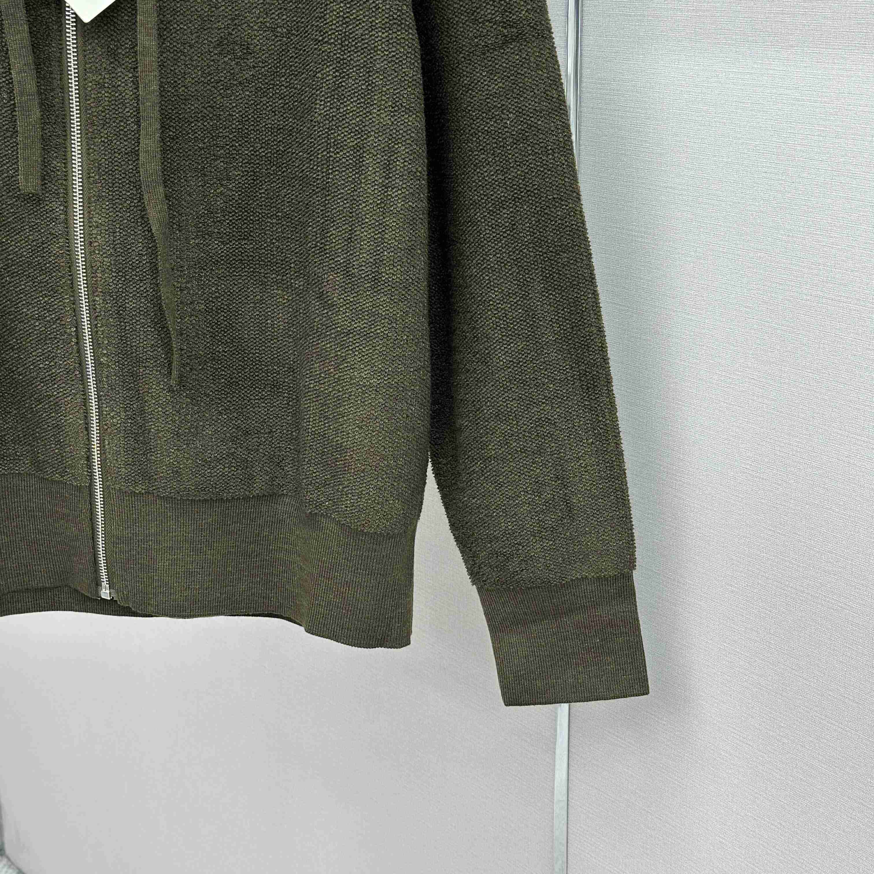 Loewe Anagram Zip-up Hoodie In Wool - DopestKickz