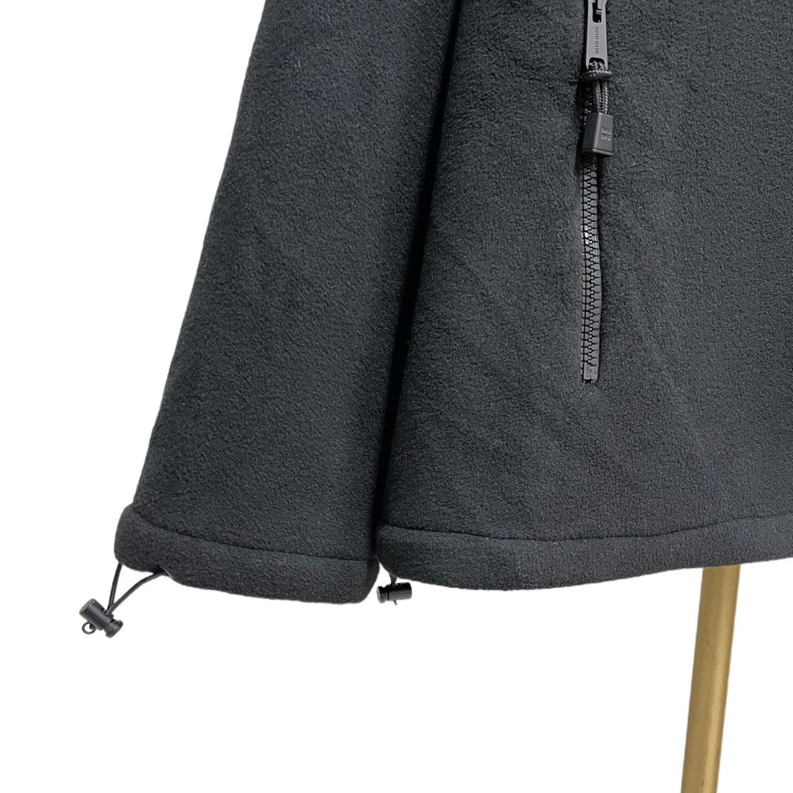 Miu Miu Fleece Sweatshirt 'Black'    60035 - DopestKickz