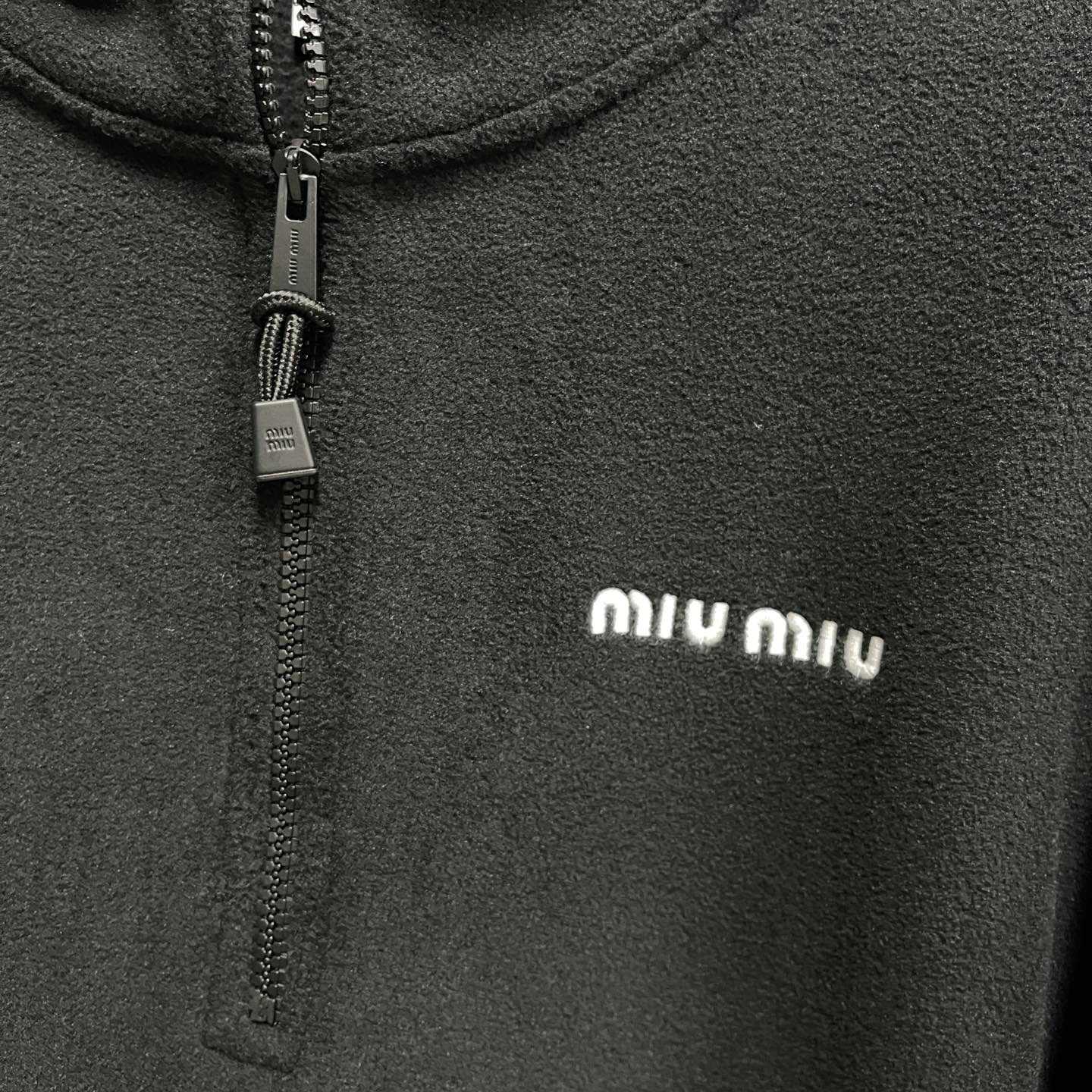 Miu Miu Fleece Sweatshirt 'Black'    60035 - DopestKickz
