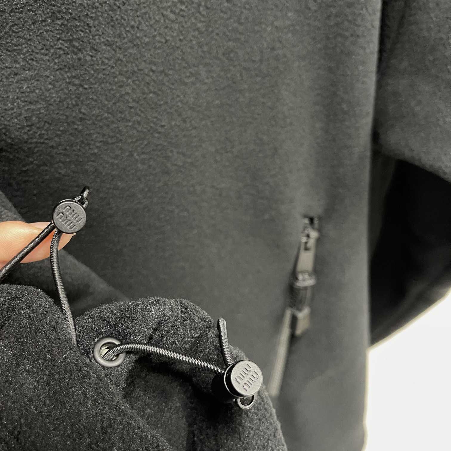 Miu Miu Fleece Sweatshirt 'Black'    60035 - DopestKickz