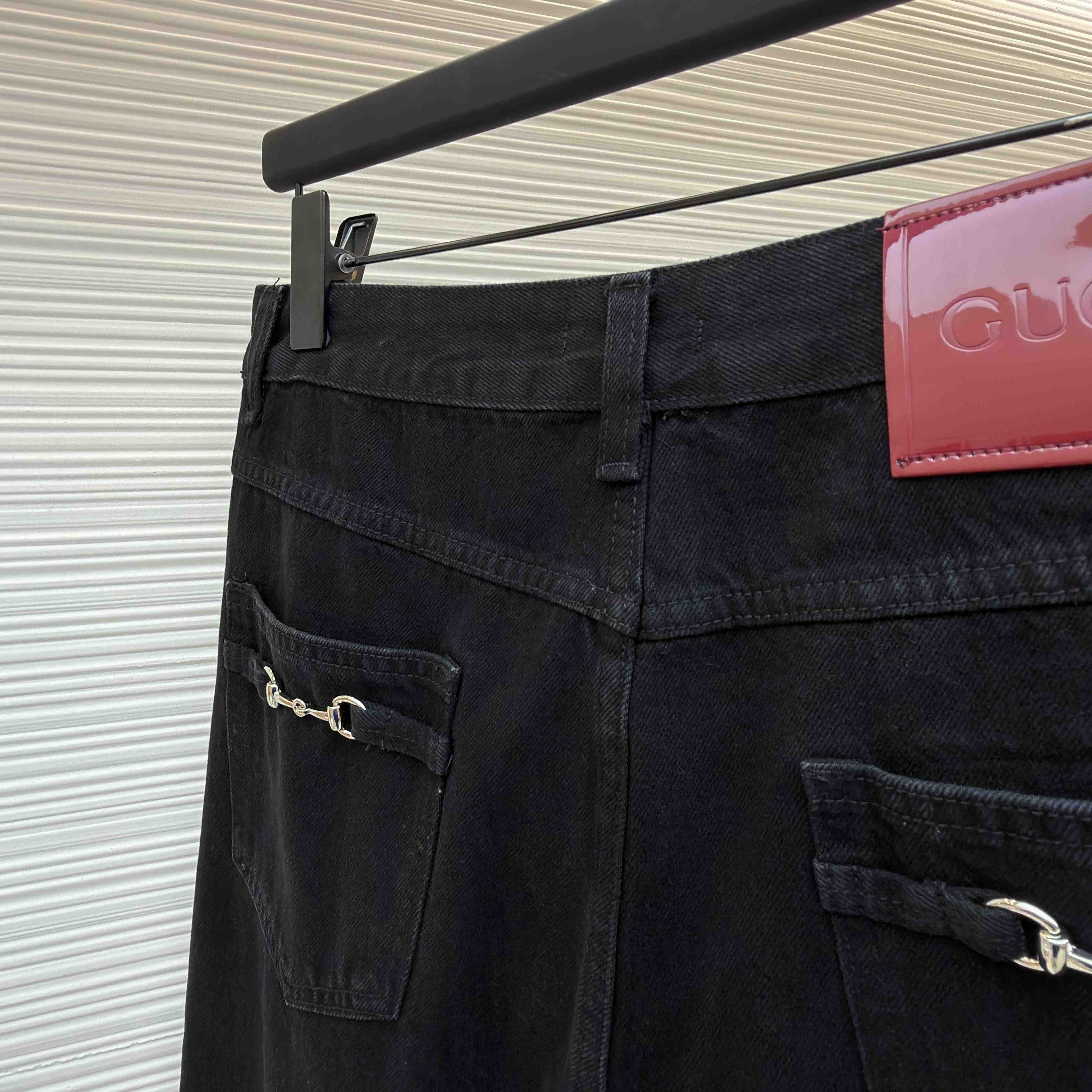 Gucci Denim Jean With Horsebit - DopestKickz