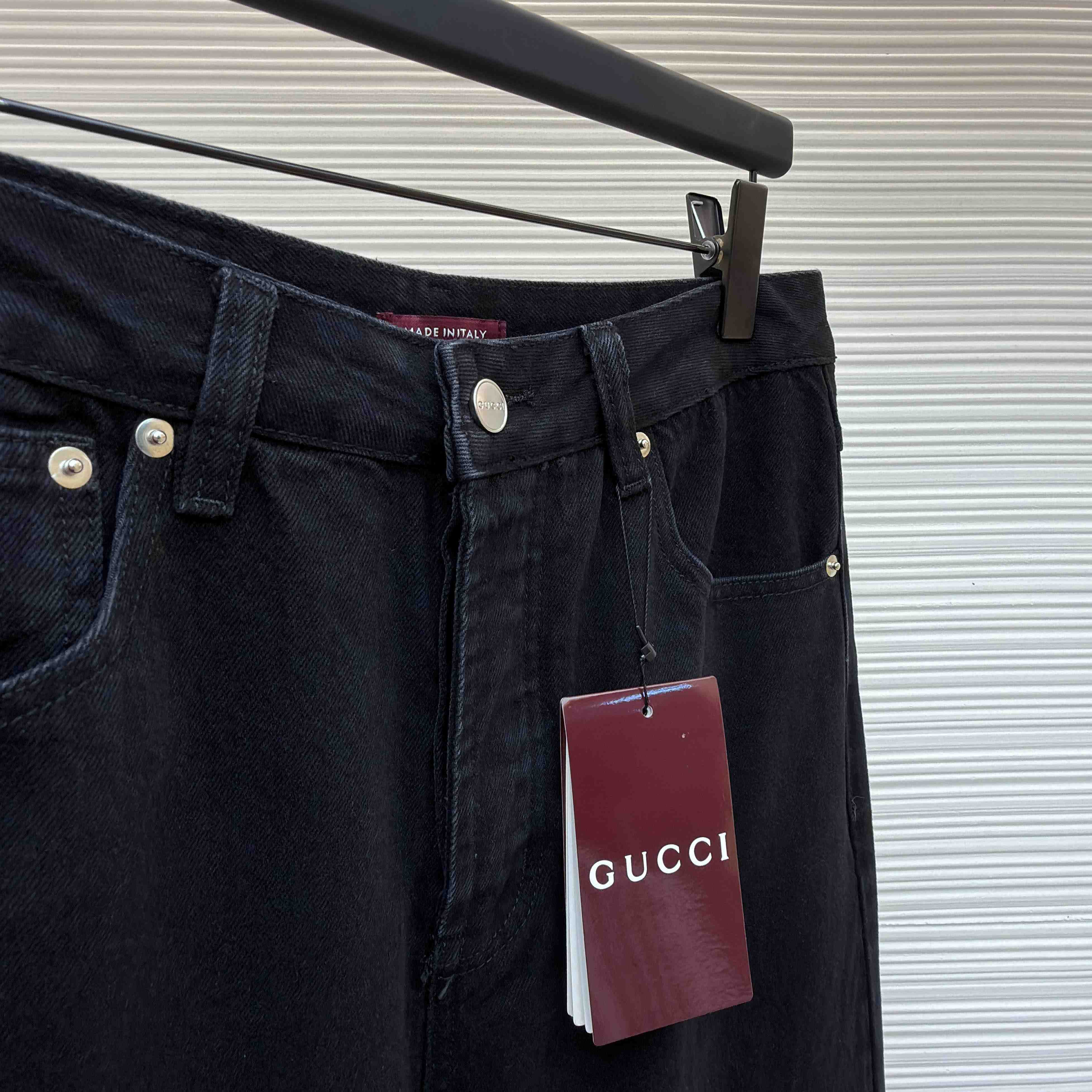Gucci Denim Jean With Horsebit - DopestKickz
