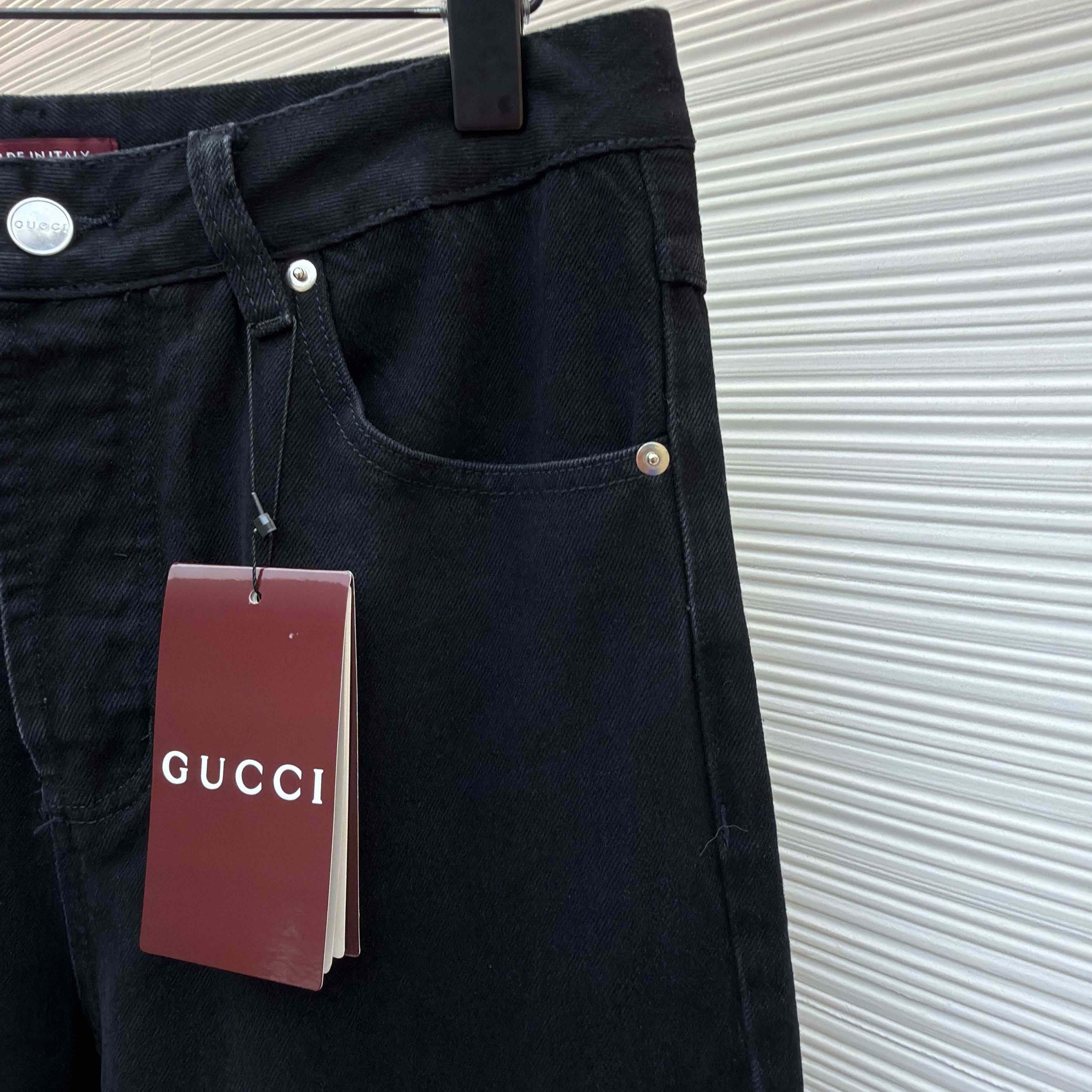 Gucci Denim Jean With Horsebit - DopestKickz