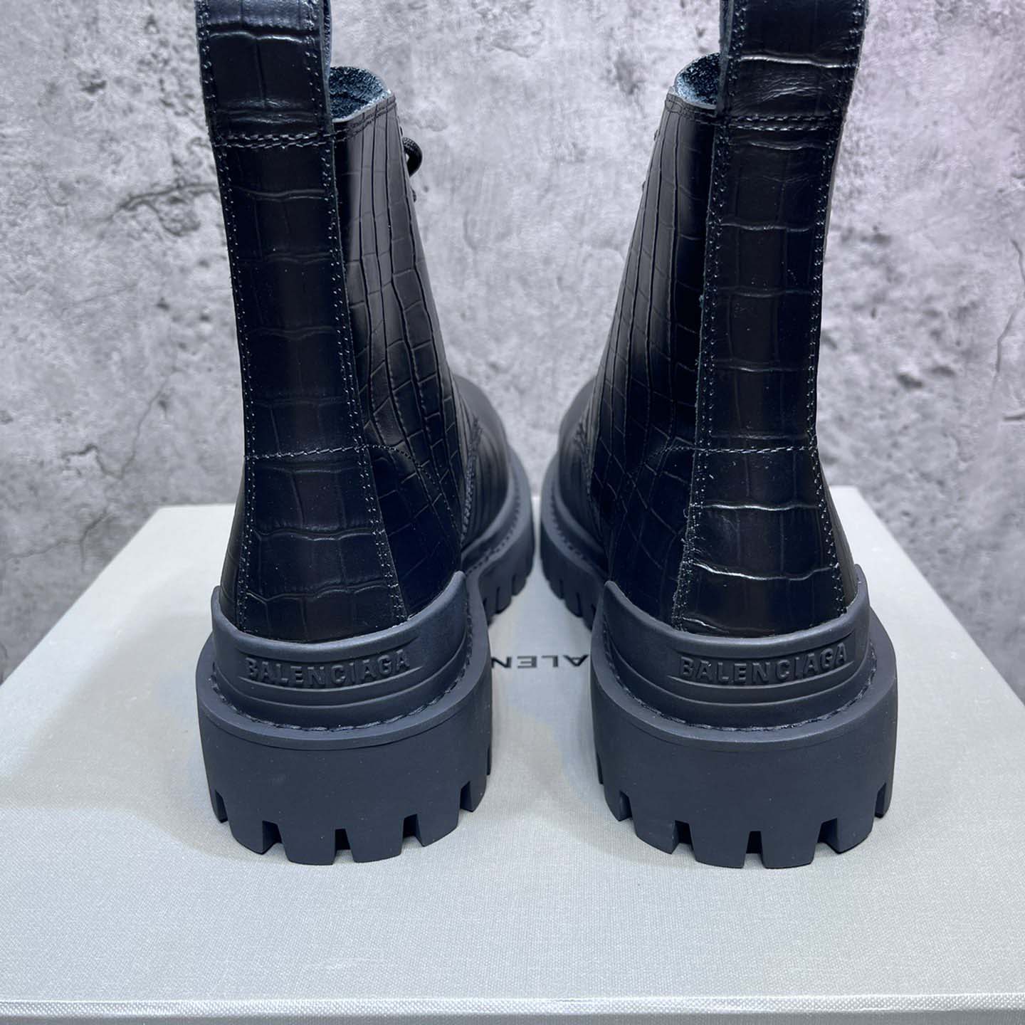 Balenciaga Strike 20mm Lace-up Boot - DopestKickz