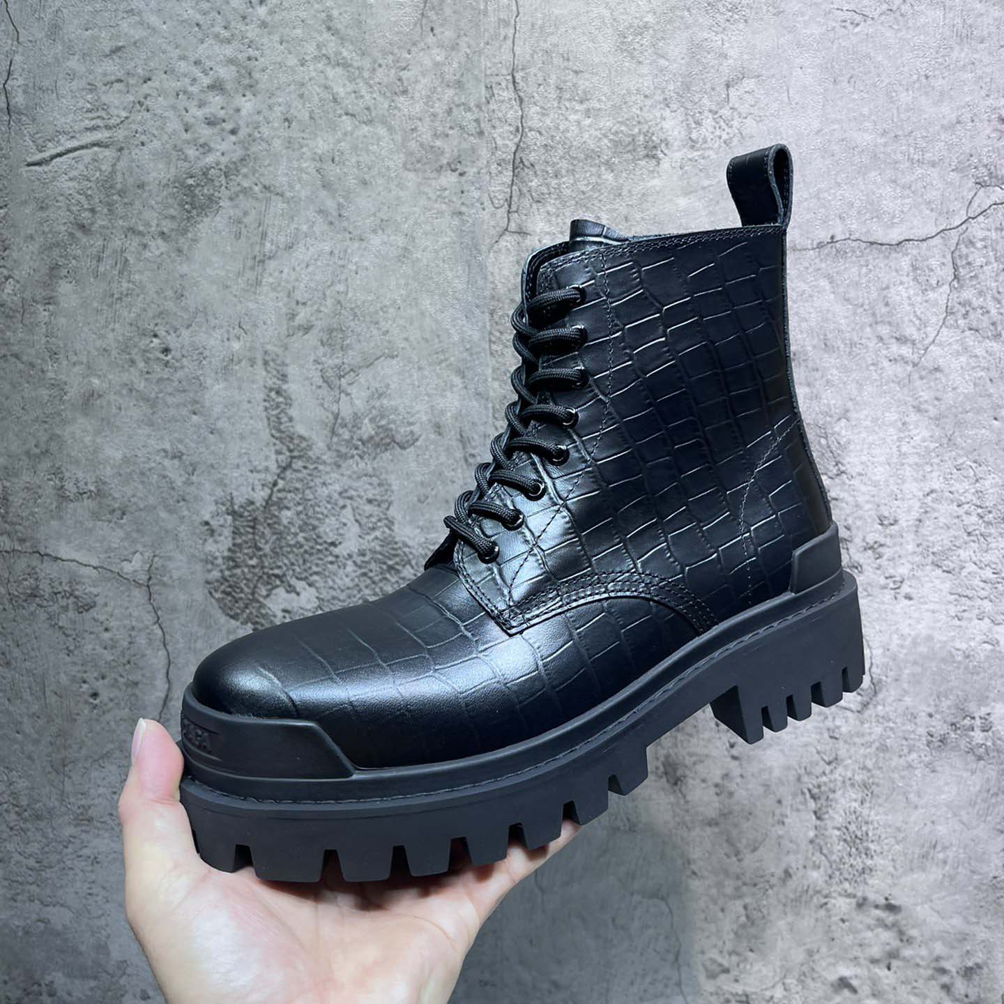 Balenciaga Strike 20mm Lace-up Boot - DopestKickz