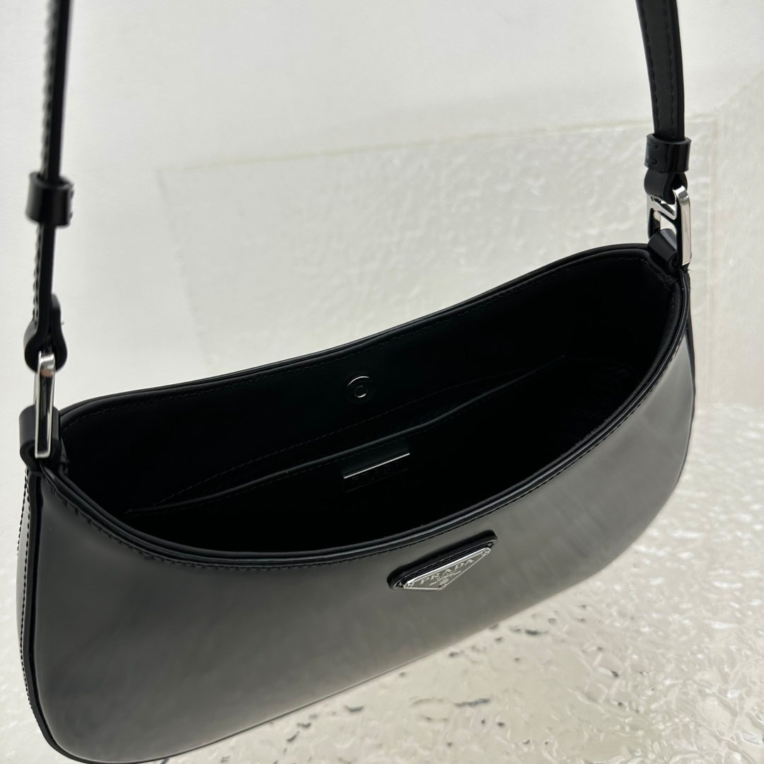 Prada Cleo Brushed Leather Shoulder Bag - DopestKickz