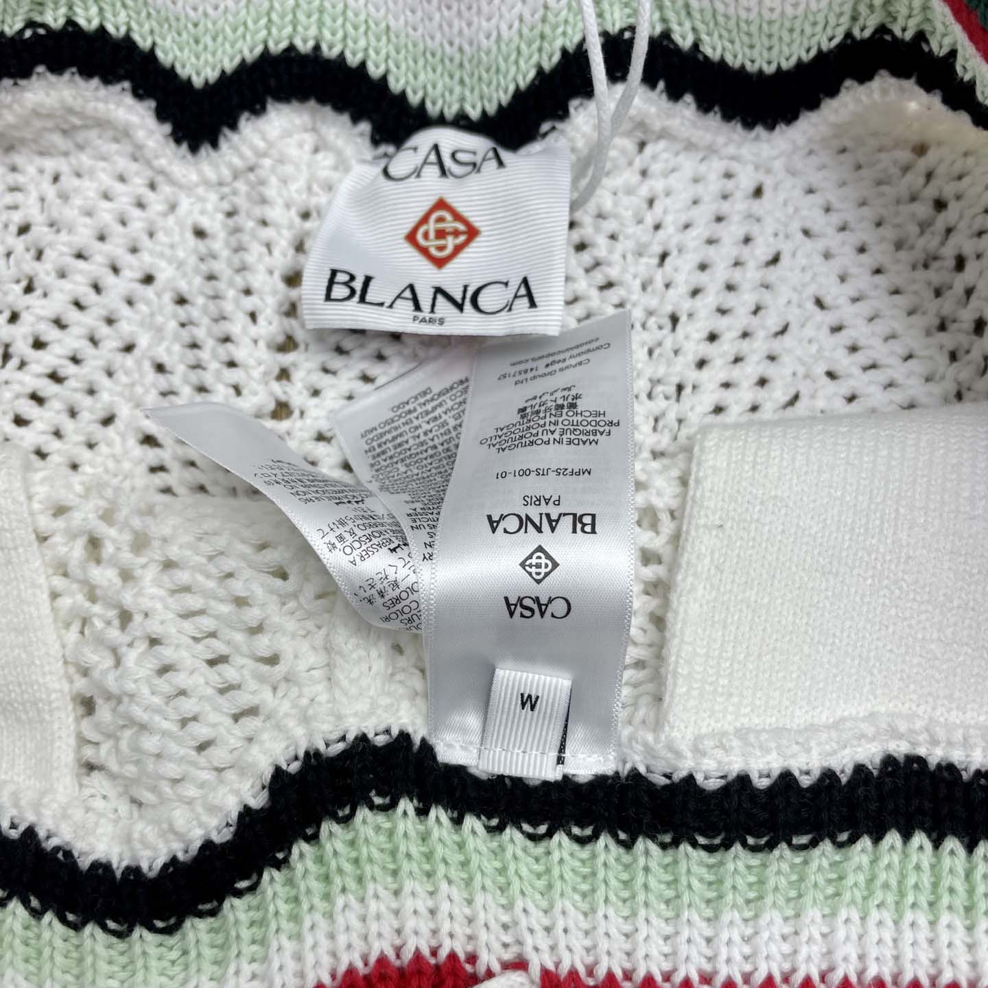 Casablanca Chevron Faux Crochet Shorts   Z6030 - DopestKickz