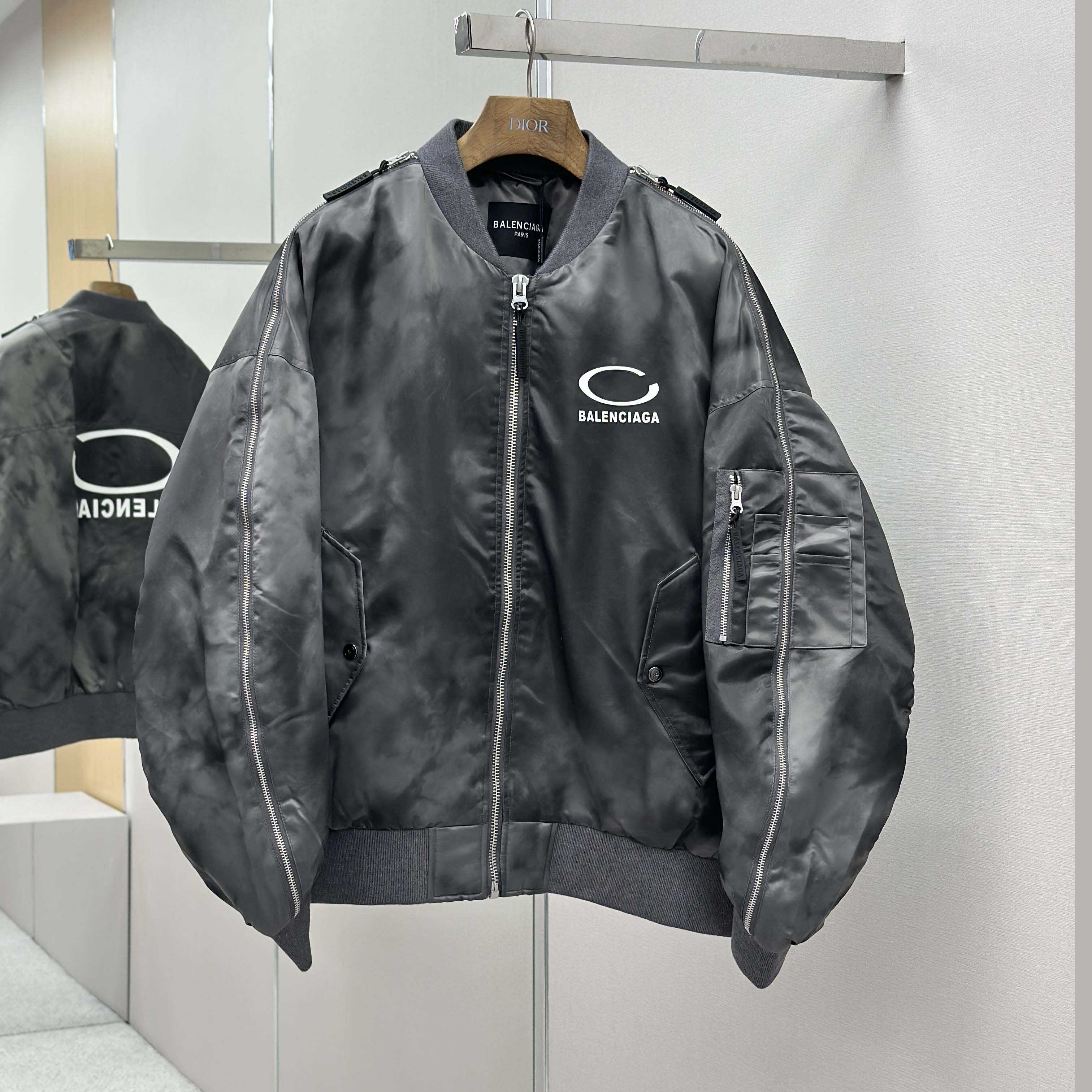 Balenciaga Bomber Jacket  - DopestKickz