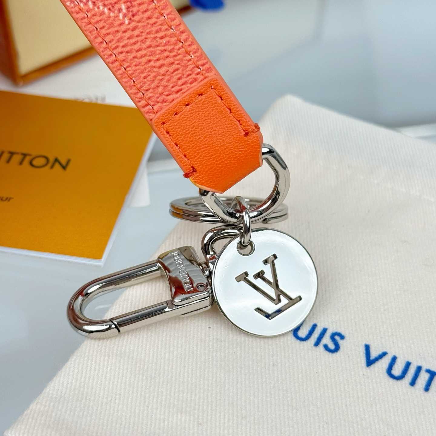 Louis Vuitton LV Slim Dragonne Key Holder and Bag Charm S00  - DopestKickz