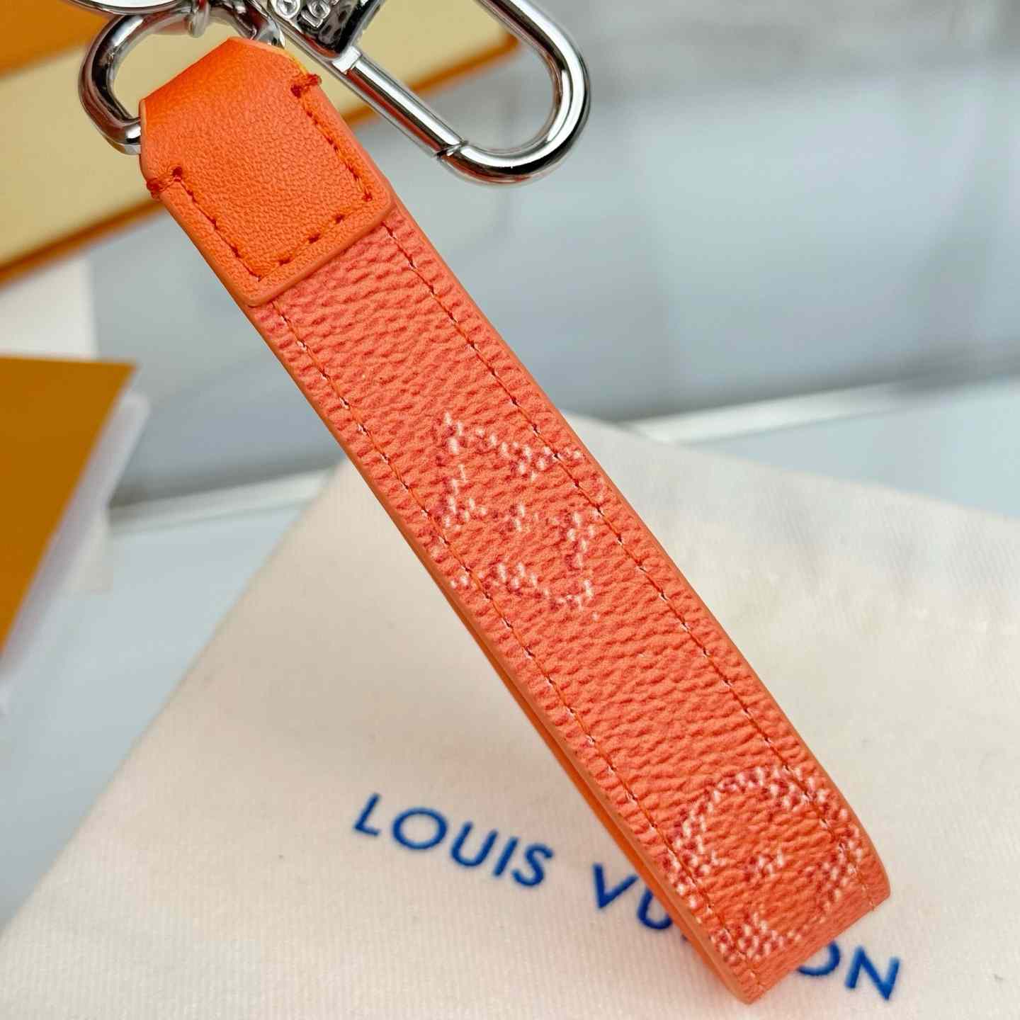 Louis Vuitton LV Slim Dragonne Key Holder and Bag Charm S00  - DopestKickz