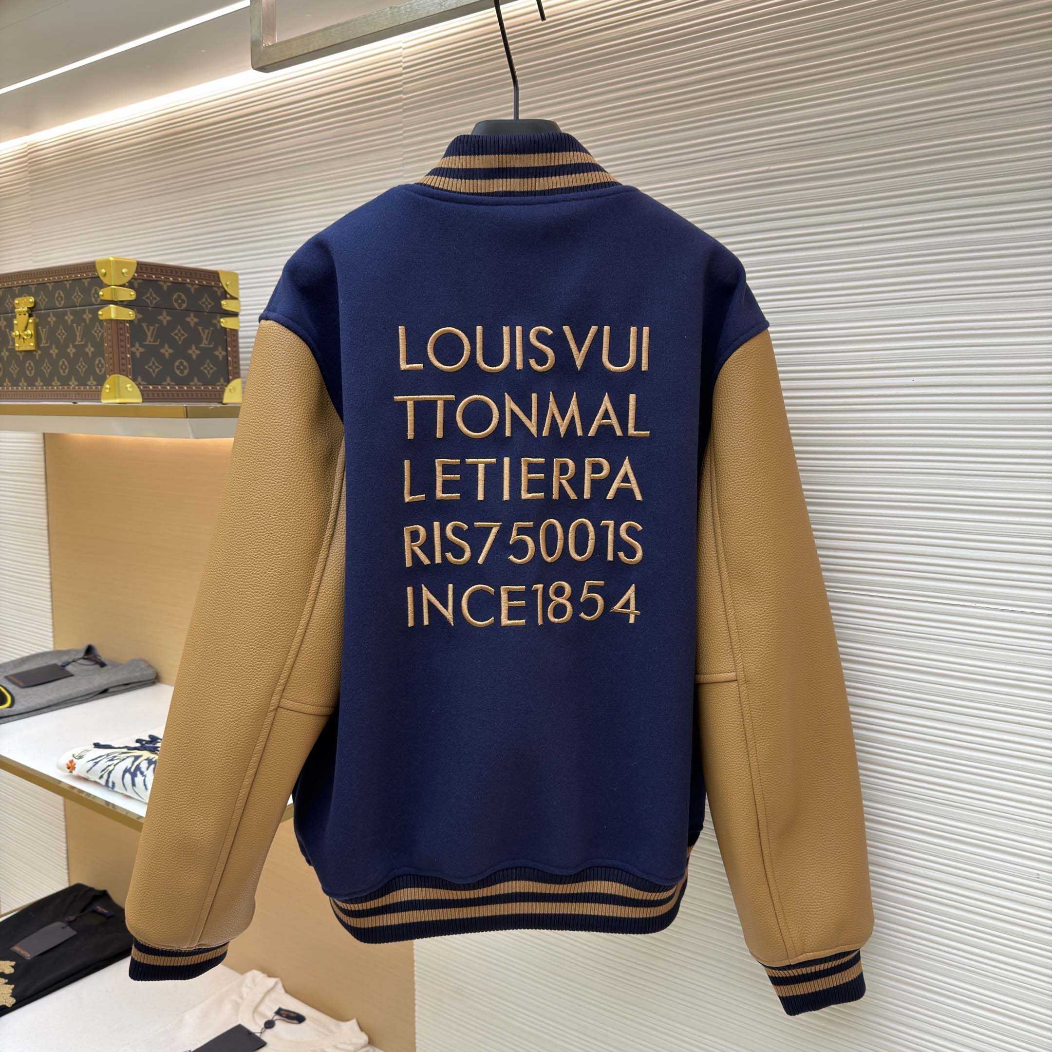 Louis Vuitton Embellished Varsity Jacket   1AJUZ7 - DopestKickz