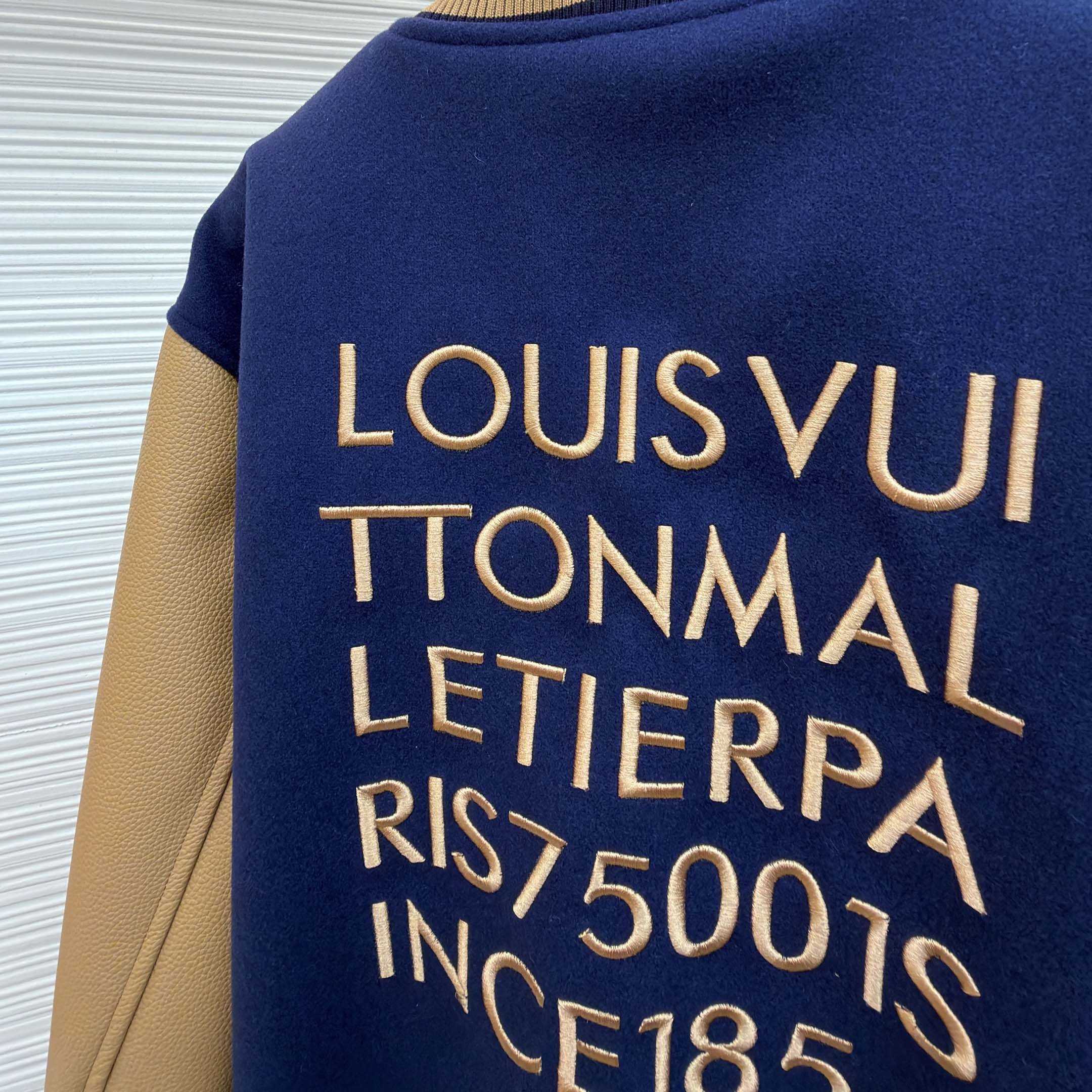 Louis Vuitton Embellished Varsity Jacket   1AJUZ7 - DopestKickz