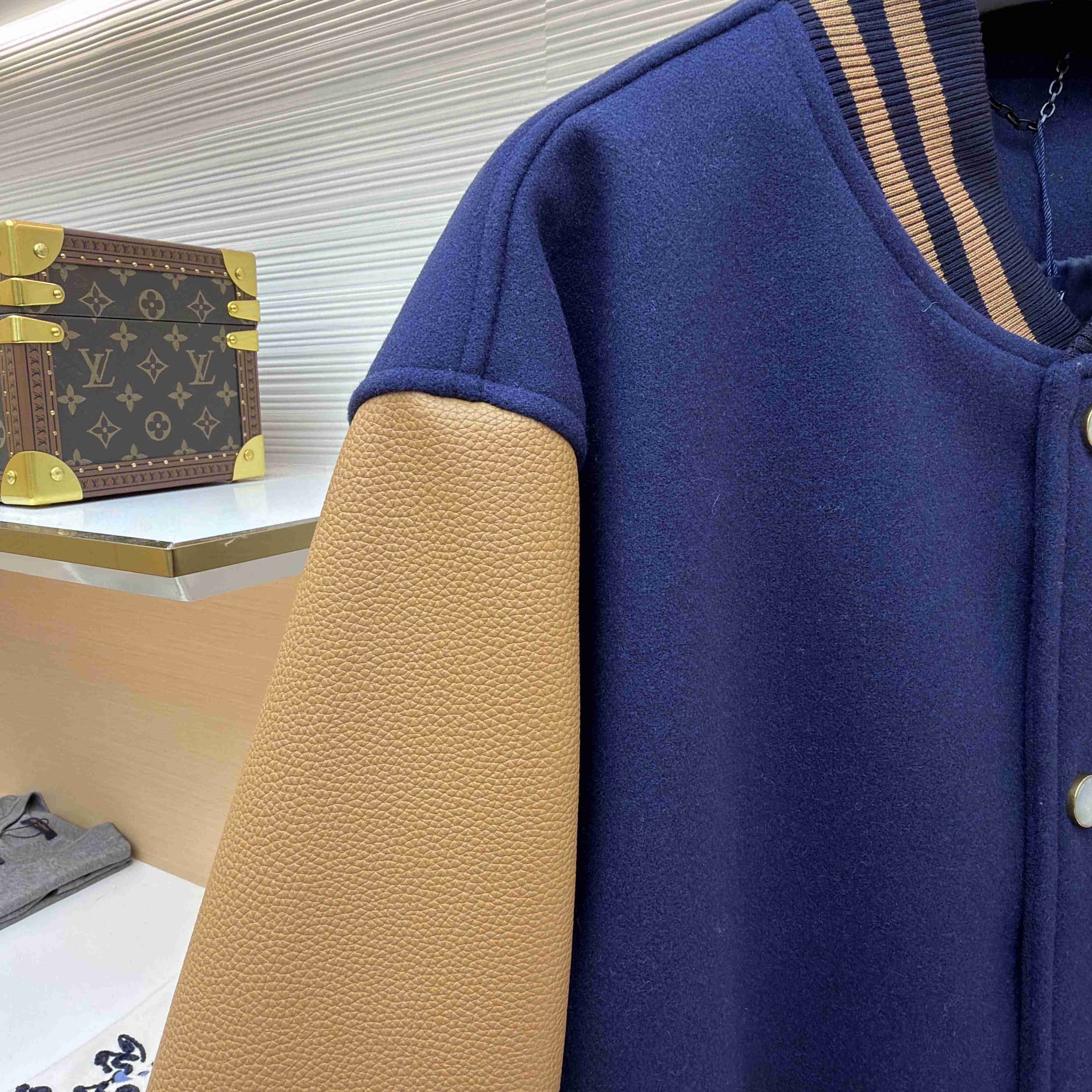 Louis Vuitton Embellished Varsity Jacket   1AJUZ7 - DopestKickz