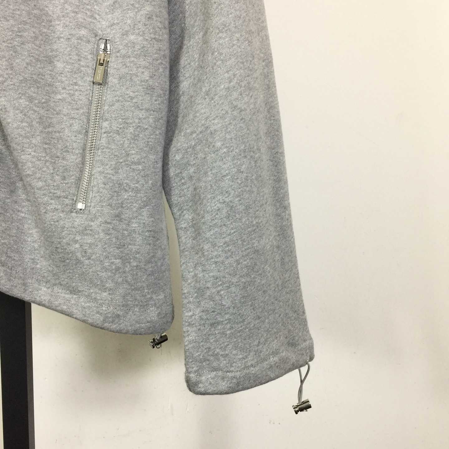 Miu Miu Cotton Fleece Zipper Sweatshirt - DopestKickz
