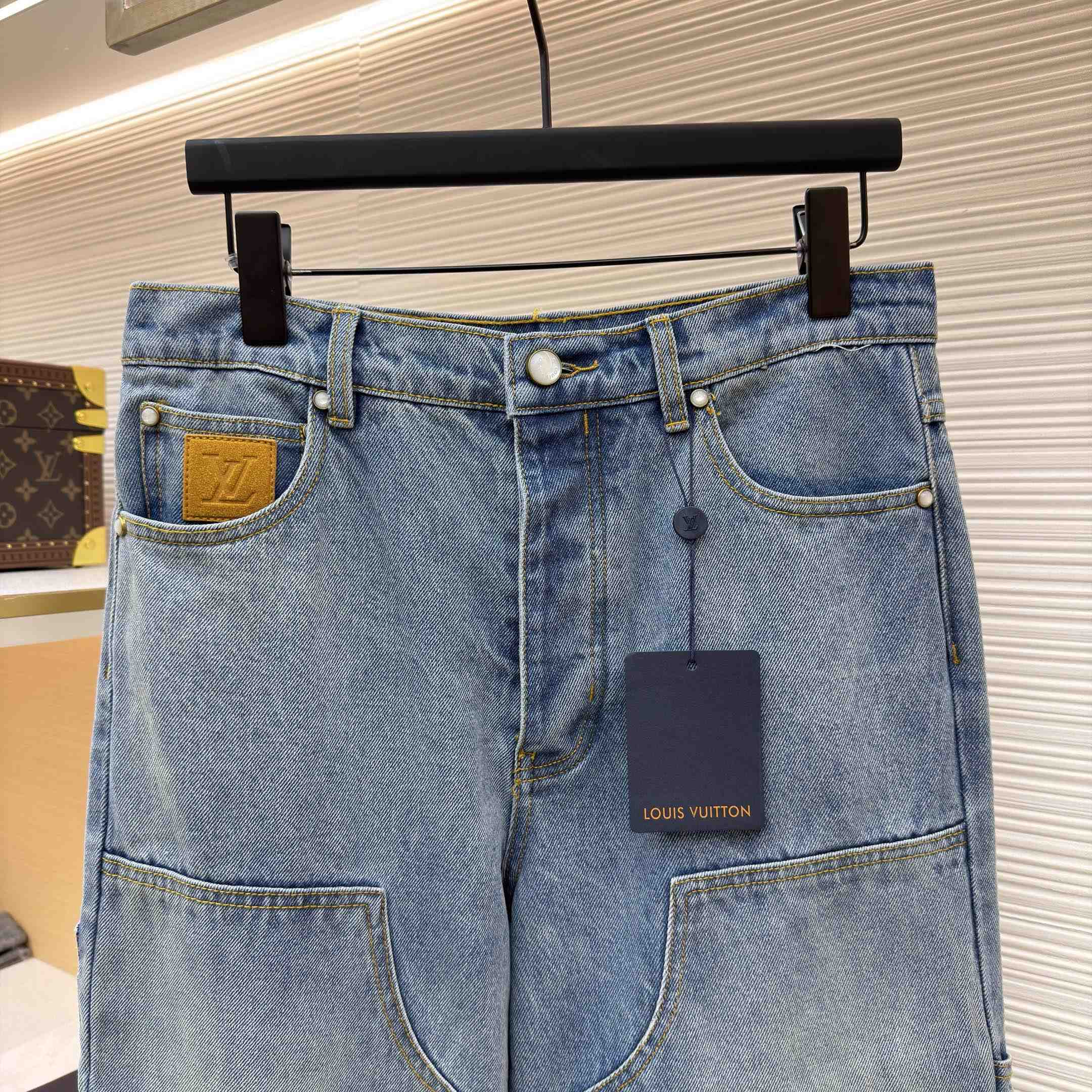 Louis Vuitton Denim Carpenter Pants    1AJBKQ - DopestKickz