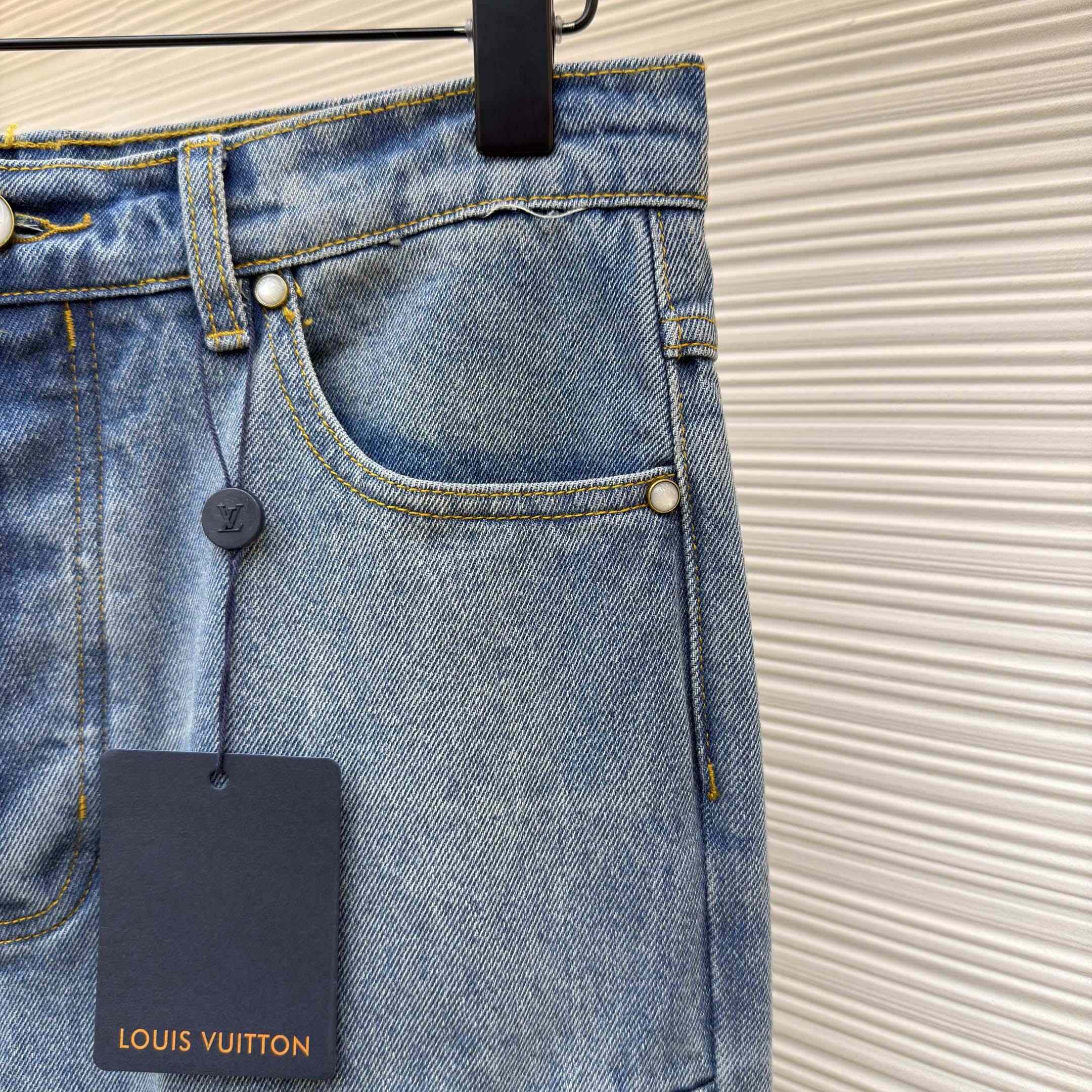 Louis Vuitton Denim Carpenter Pants    1AJBKQ - DopestKickz