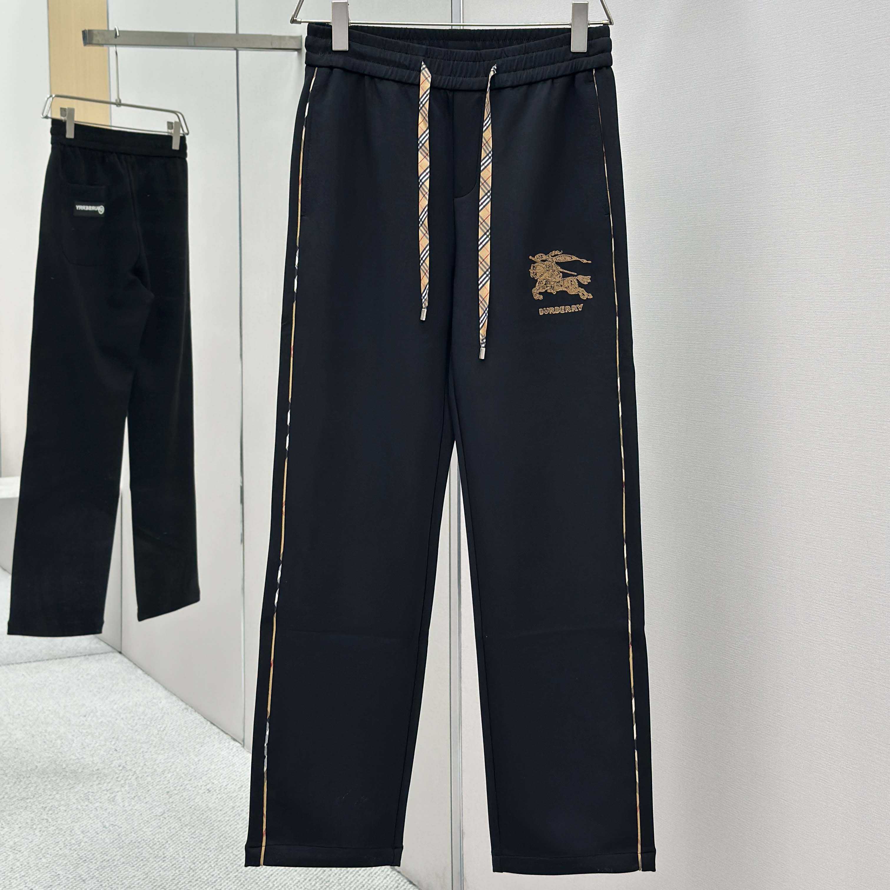 Burberry Trousers In Cotton  - DopestKickz