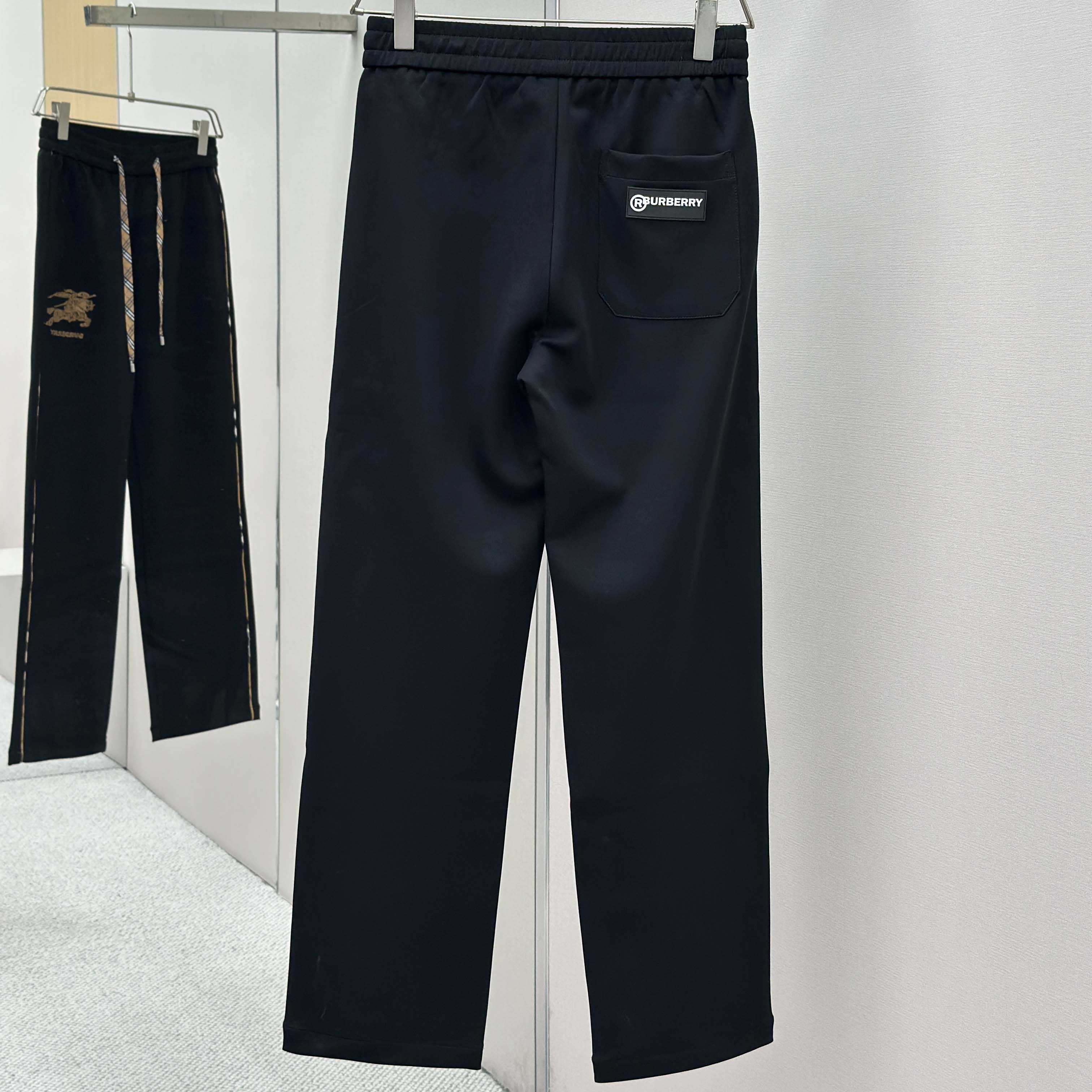 Burberry Trousers In Cotton  - DopestKickz