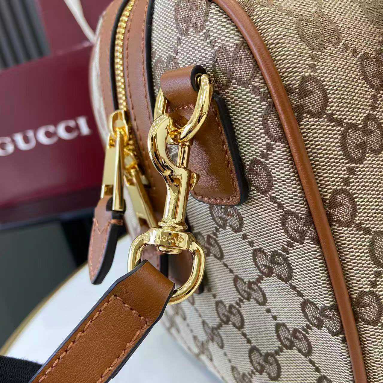 Gucci Ophidia Medium Boston Bag 857595 - DopestKickz