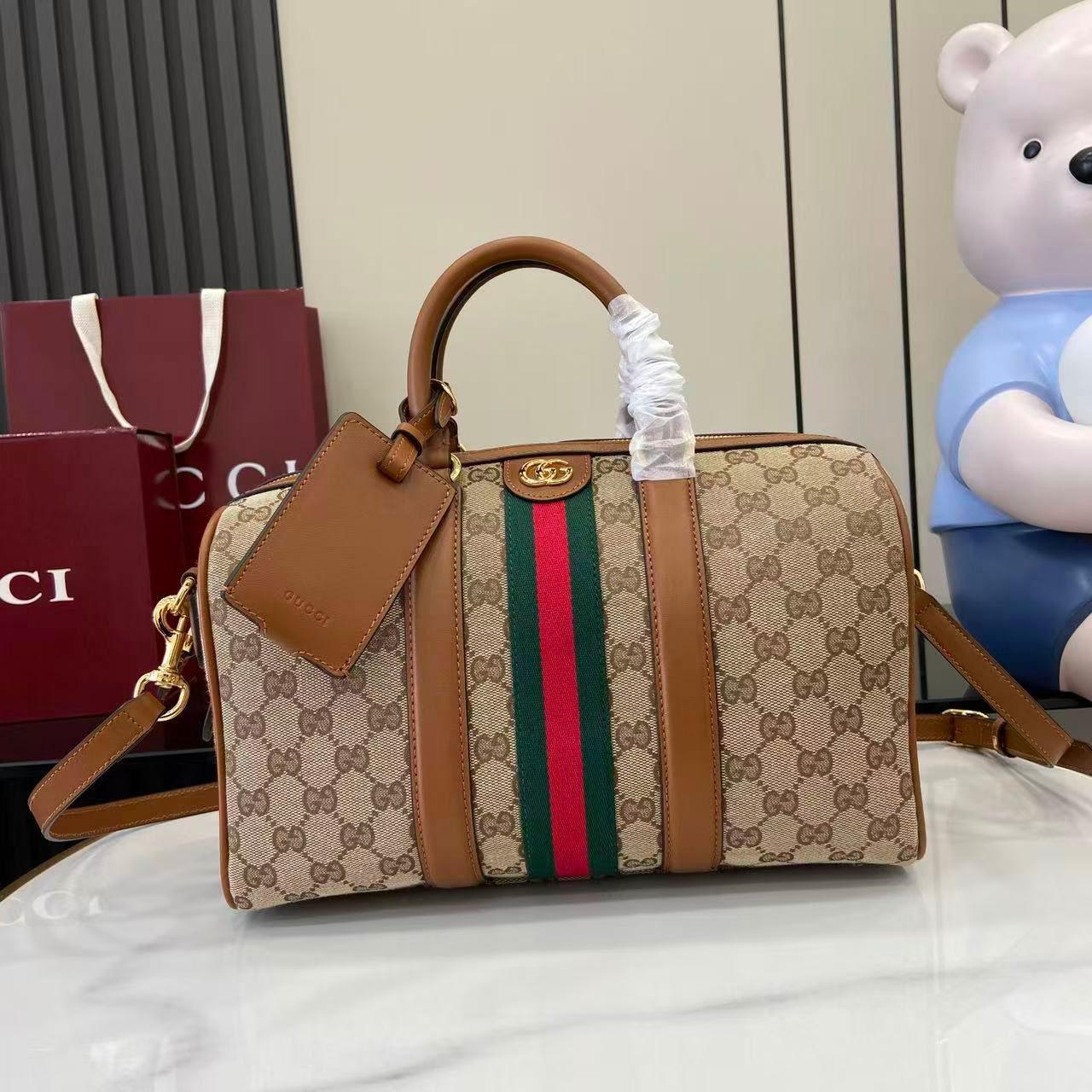 Gucci Ophidia Medium Boston Bag 857595 - DopestKickz