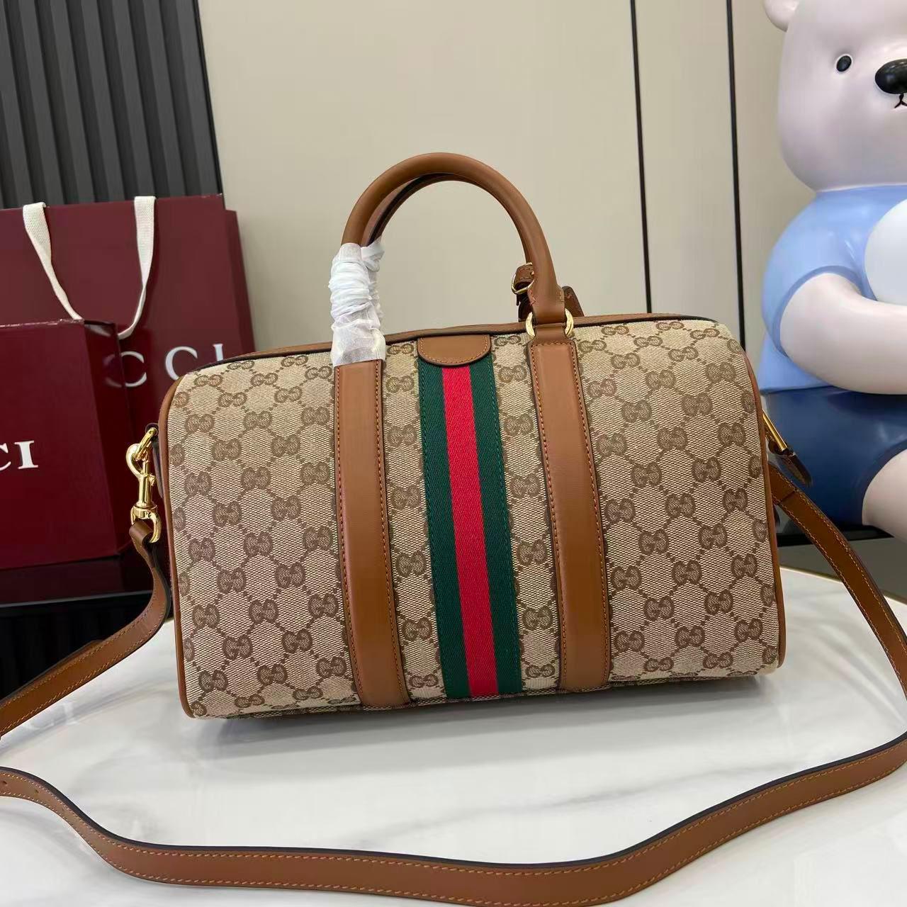Gucci Ophidia Medium Boston Bag 857595 - DopestKickz