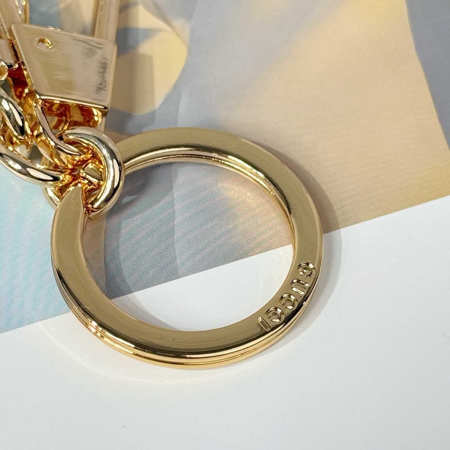 Gucci Crystal Double G keychain - DopestKickz