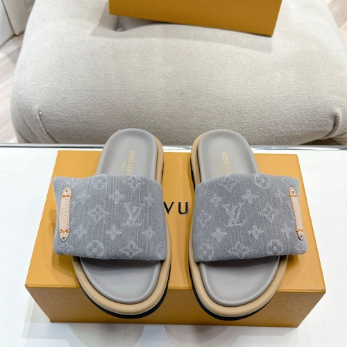 Louis Vuitton Pool Pillow Flat Comfort Mule 1AGUZY - DopestKickz