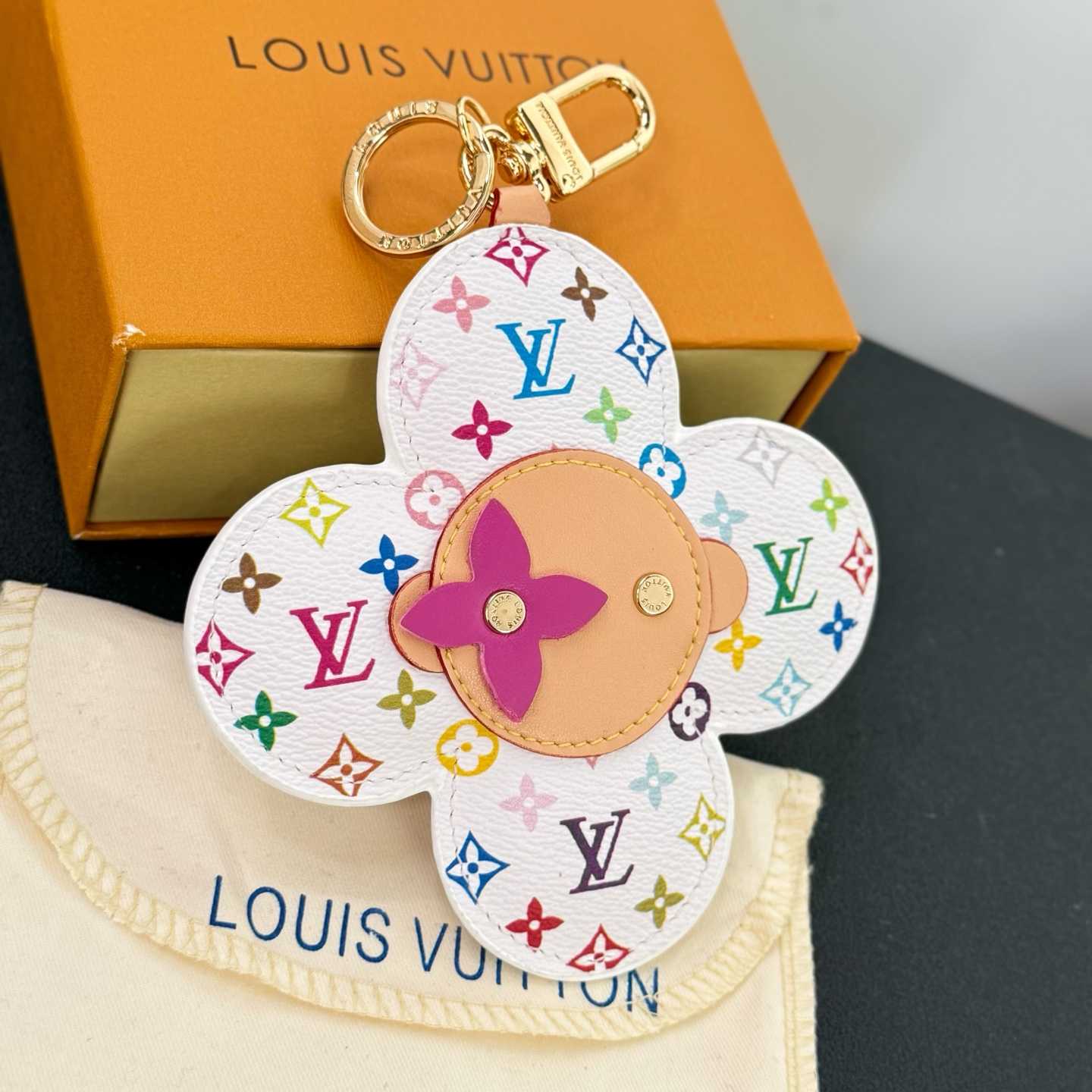 Louis Vuitton LV x TM Vivienne Head Bag Charm   M03728 - DopestKickz
