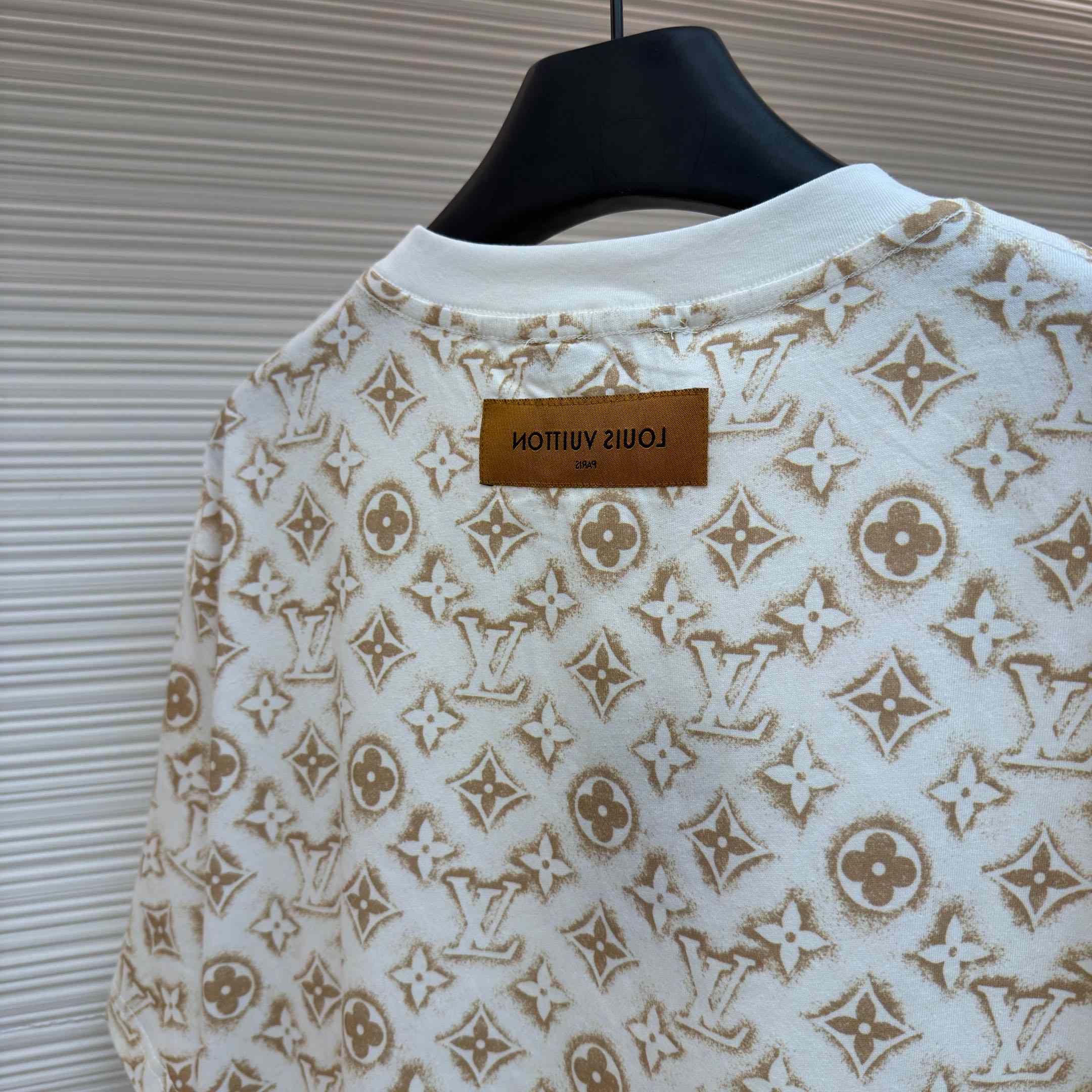 Louis Vuitton Monogram Print Short Sleeve Tee - DopestKickz