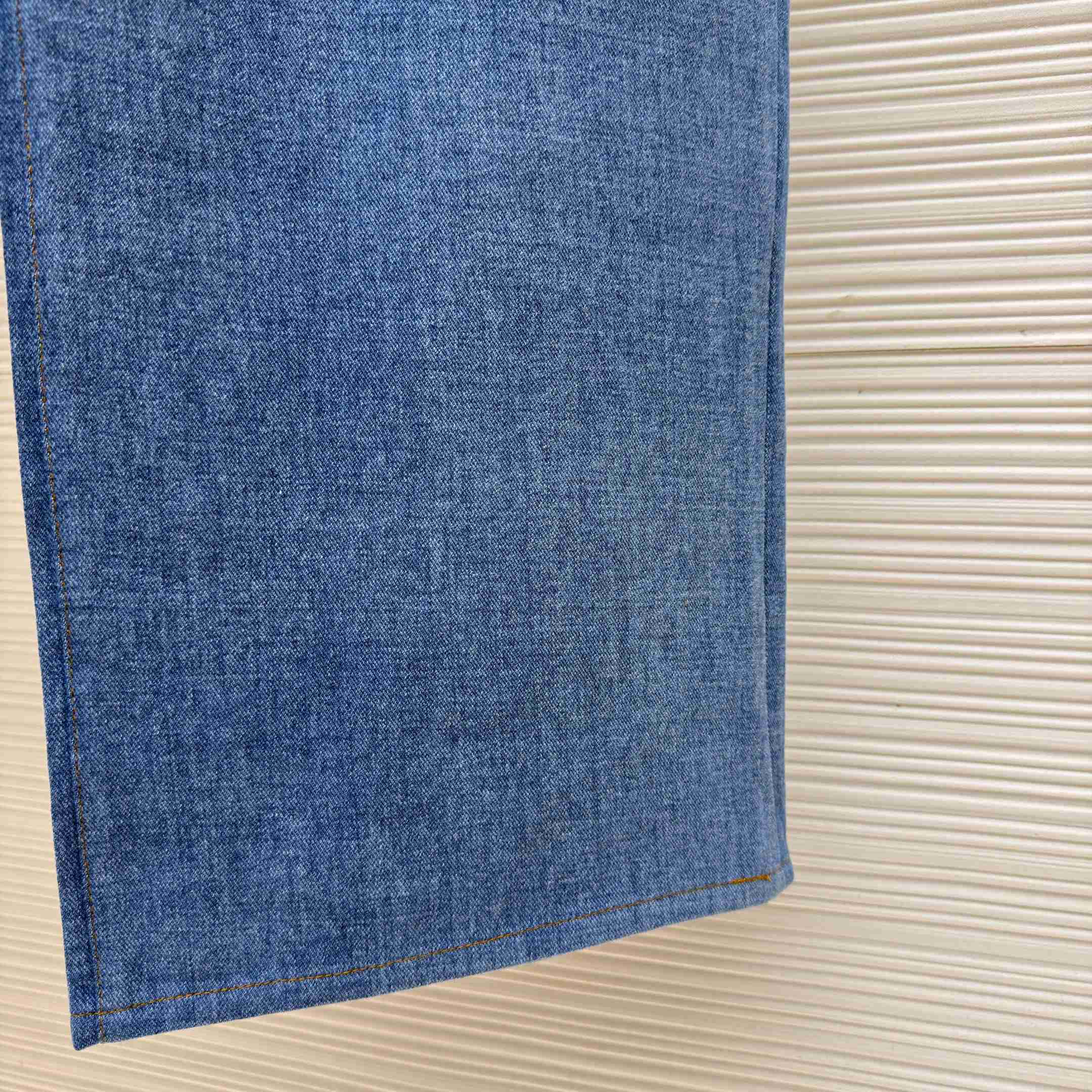 Louis Vuitton Silk Blend Denim Pants 1AJSK5 - DopestKickz