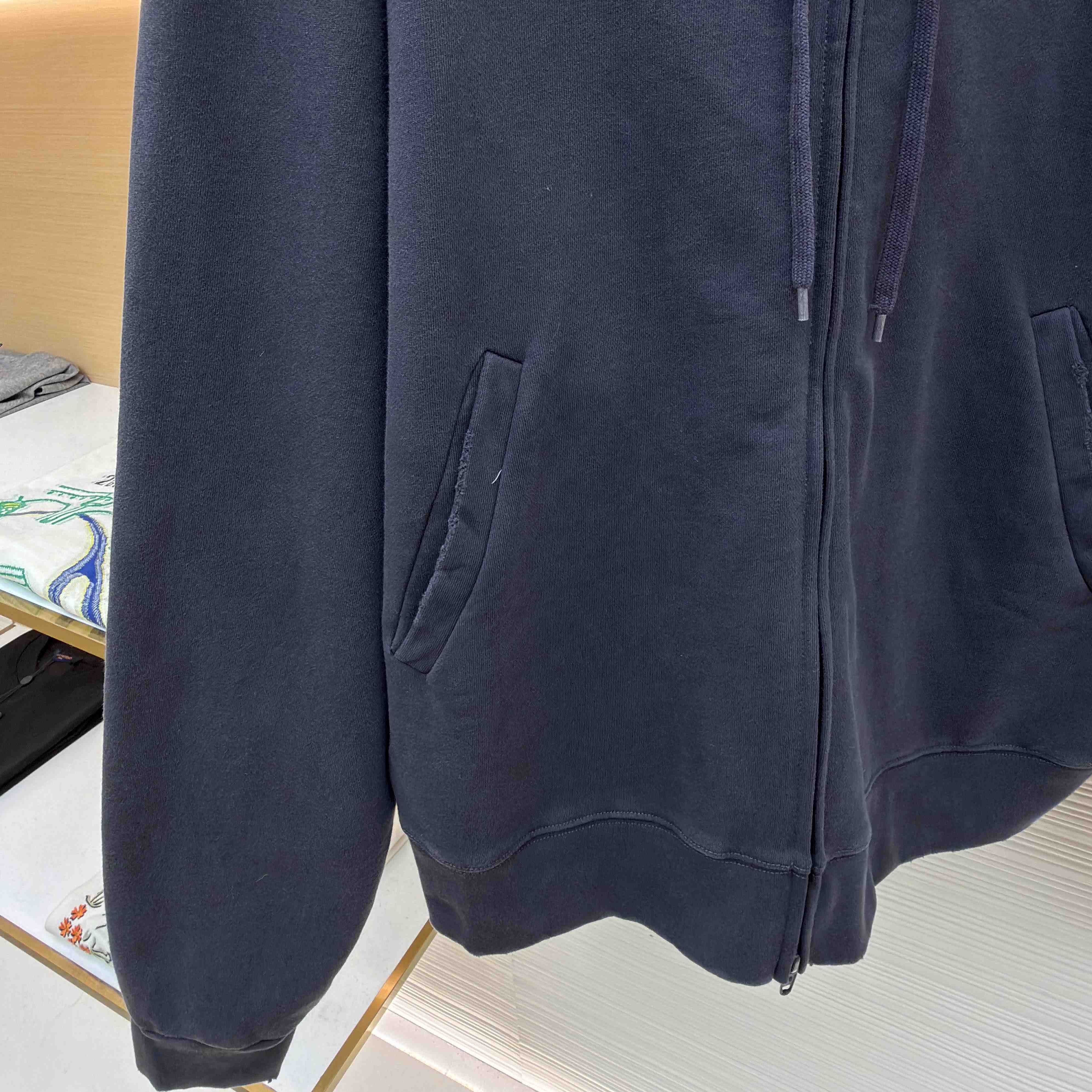 Balenciaga Masking Tape Oversized Zip-up Hoodie  - DopestKickz