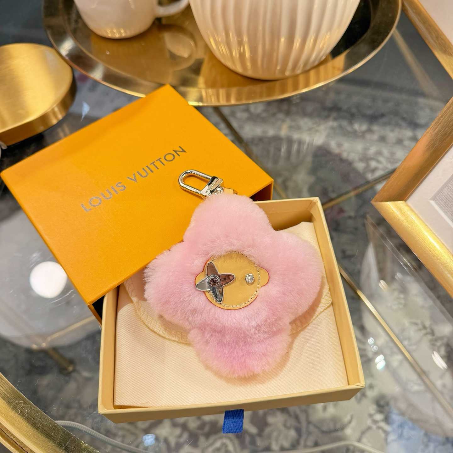 Louis Vuitton Vivienne Shearling Bag Charm   - DopestKickz