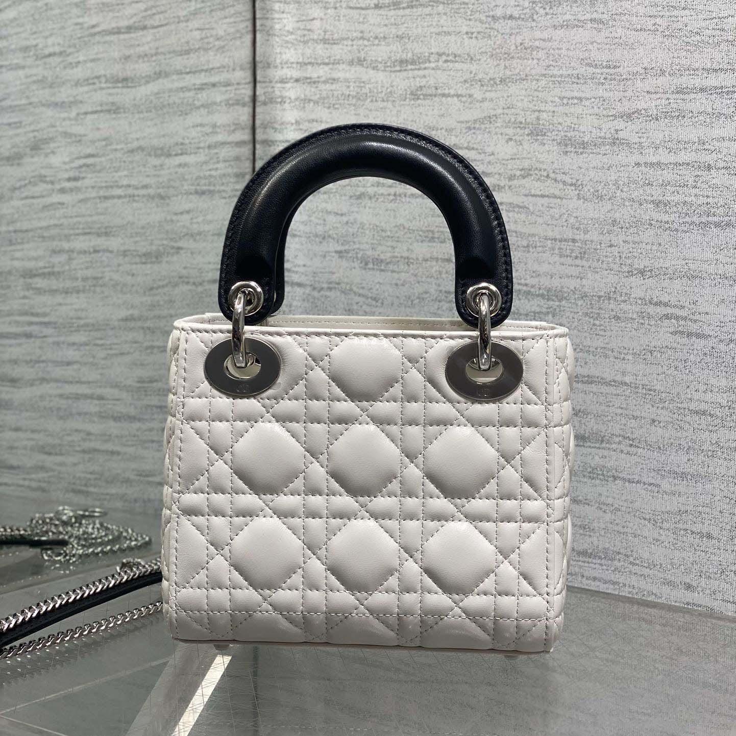 Dior Or Mini Lady Dior Bag with Chain  - DopestKickz