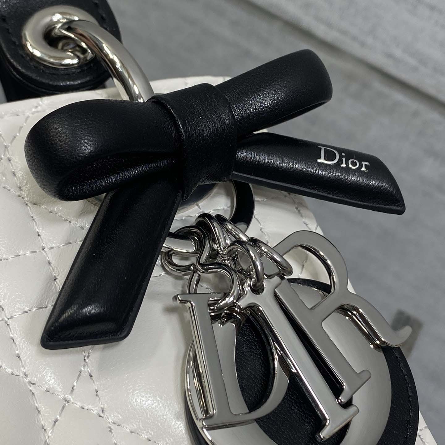 Dior Or Mini Lady Dior Bag with Chain  - DopestKickz