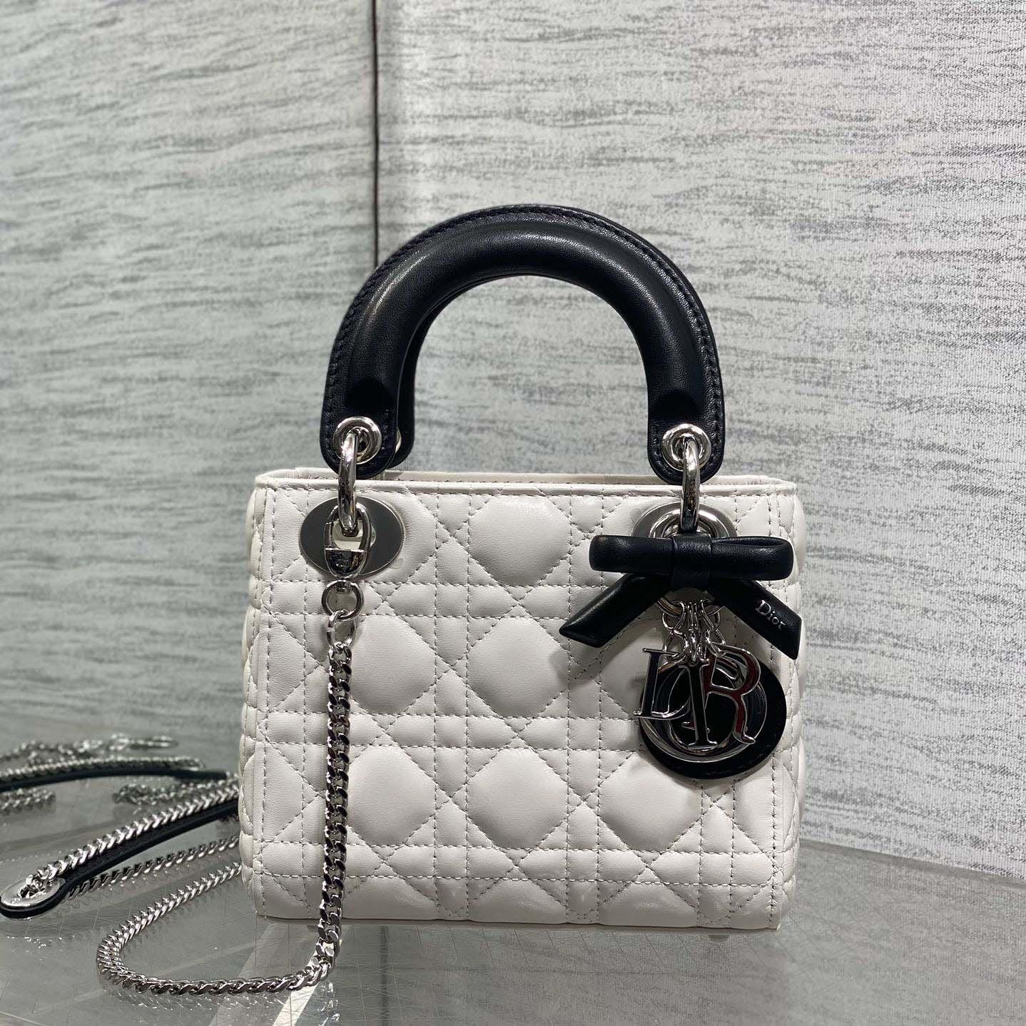 Dior Or Mini Lady Dior Bag with Chain  - DopestKickz