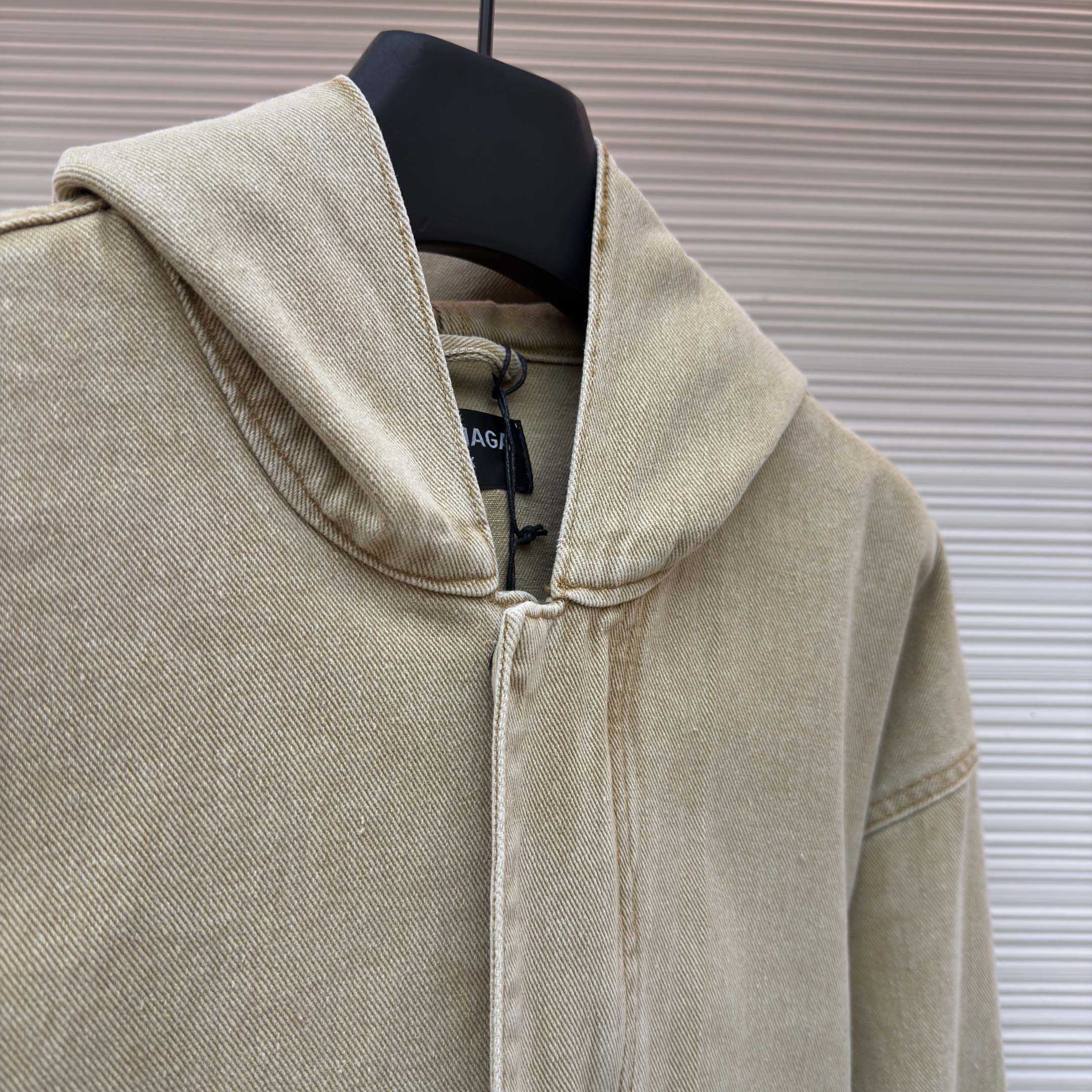 Balenciaga Zipped-pocket Long-sleeves Denim Jacket - DopestKickz