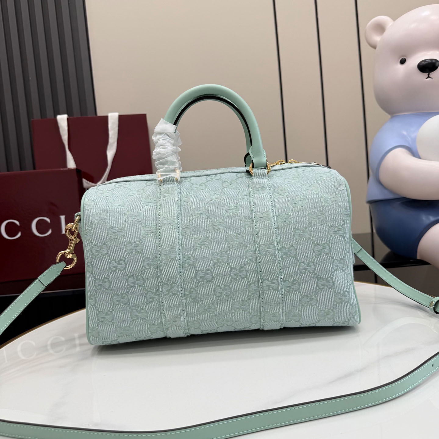 Gucci Ophidia Medium Boston Bag 857595 - DopestKickz