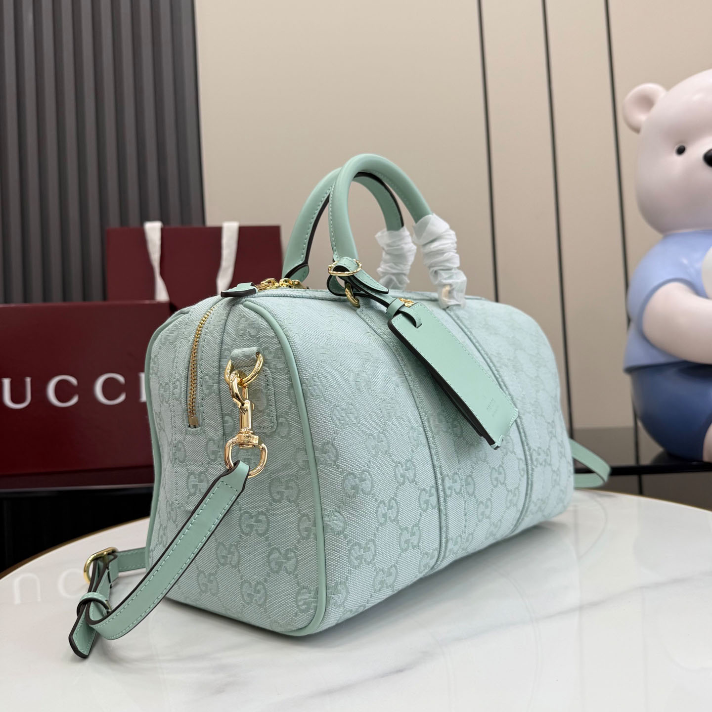 Gucci Ophidia Medium Boston Bag 857595 - DopestKickz