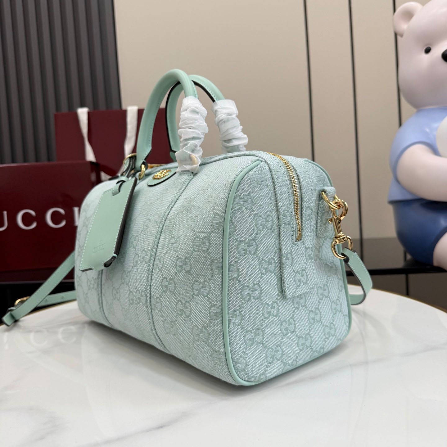 Gucci Ophidia Medium Boston Bag 857595 - DopestKickz
