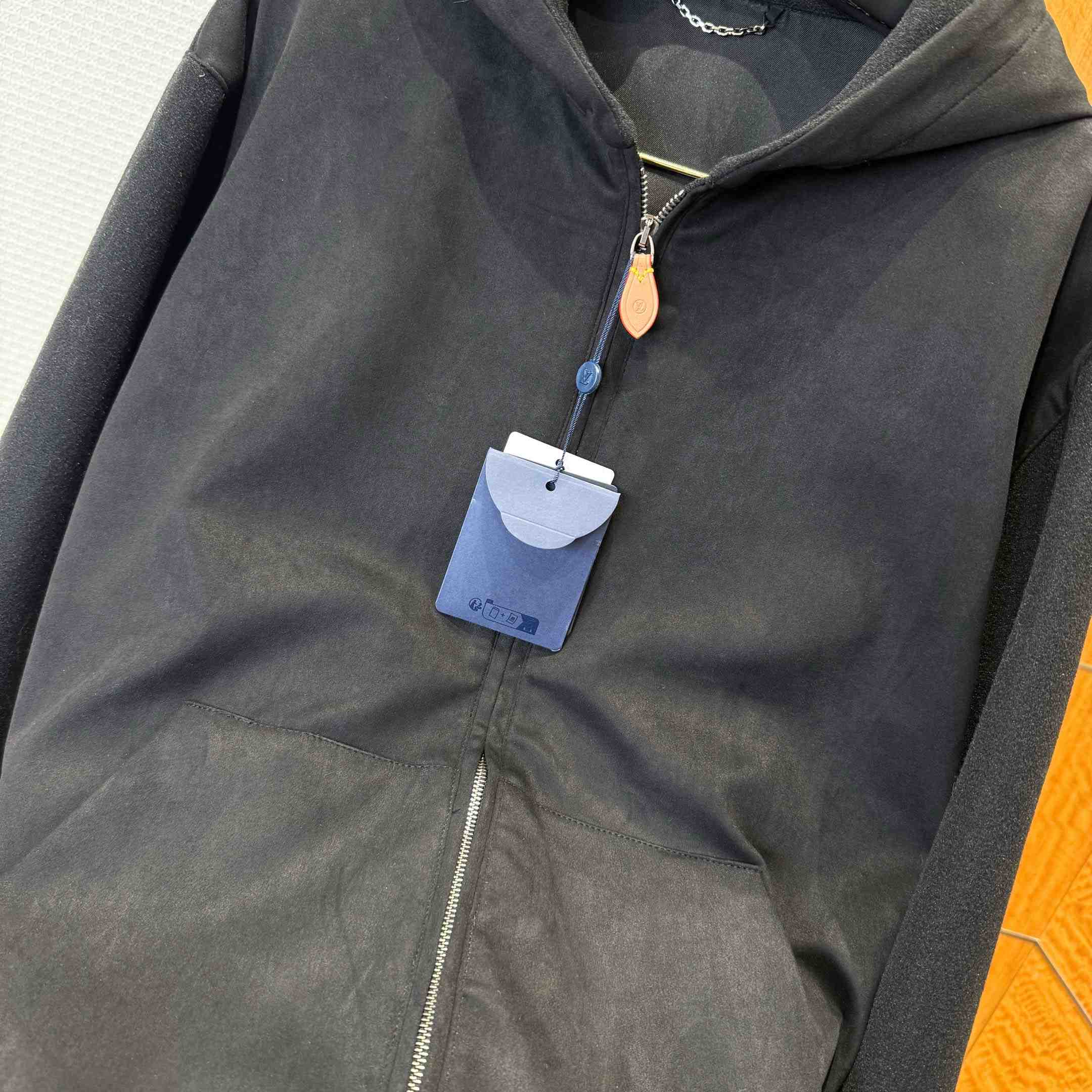 Louis Vuitton Leather Mix Hooded Blouson 1AJSN8 - DopestKickz