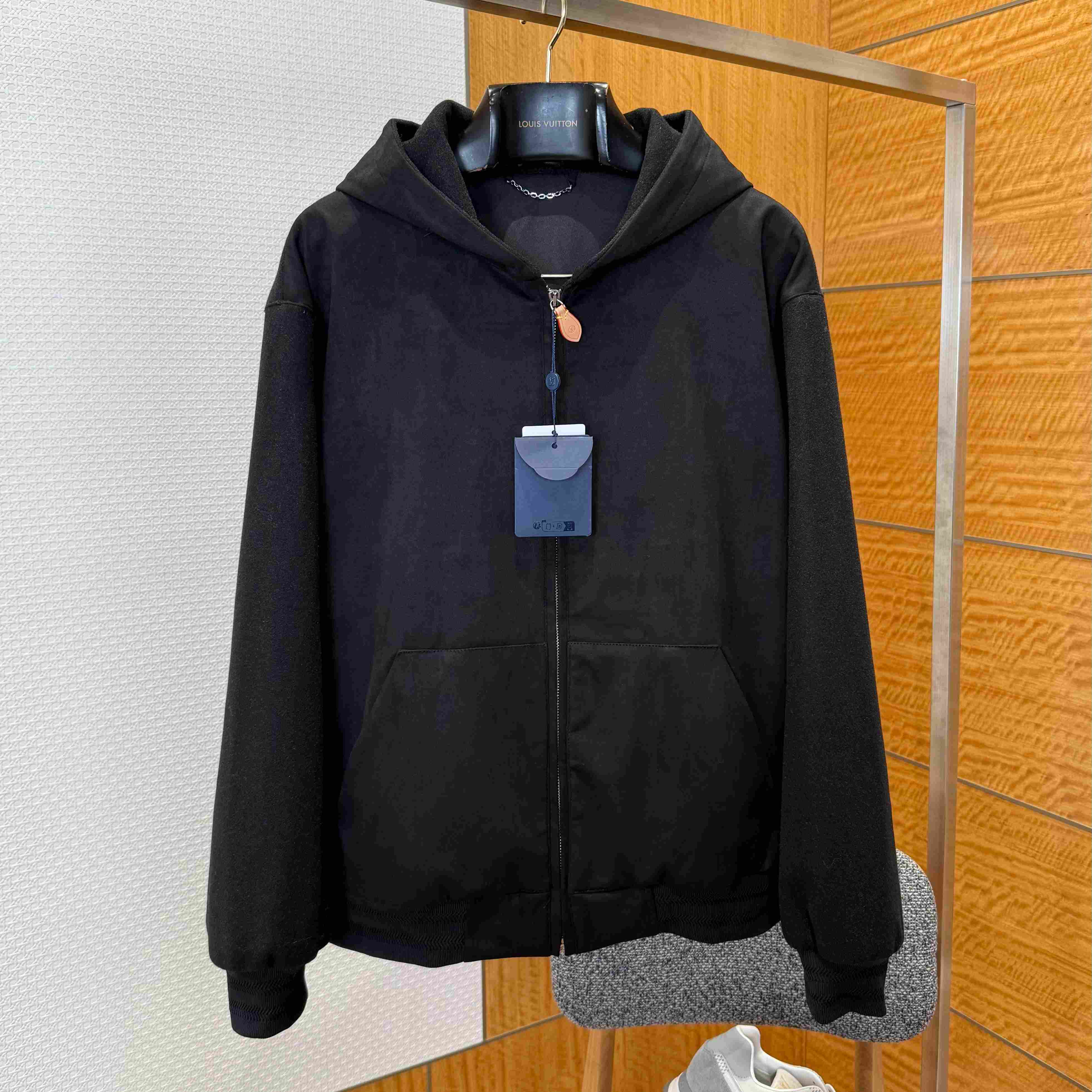 Louis Vuitton Leather Mix Hooded Blouson 1AJSN8 - DopestKickz
