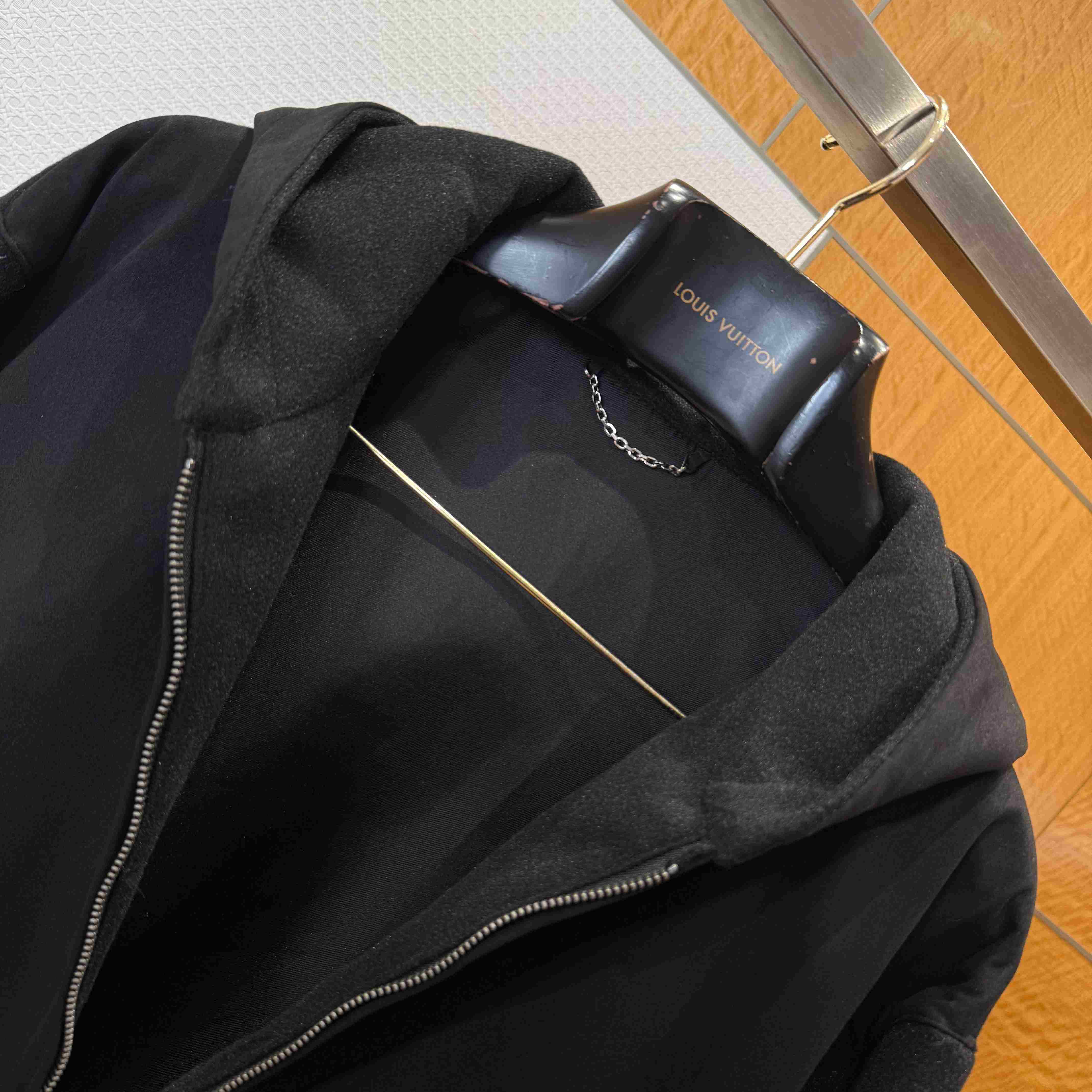 Louis Vuitton Leather Mix Hooded Blouson 1AJSN8 - DopestKickz