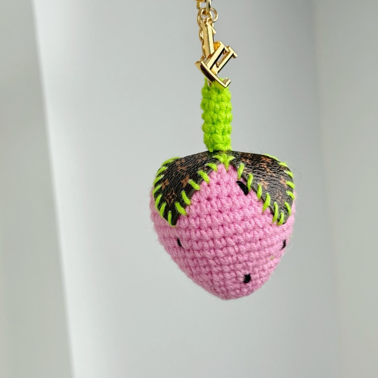 Louis Vuitton Berrylicious Crochet Bag Charm   M02583 - DopestKickz