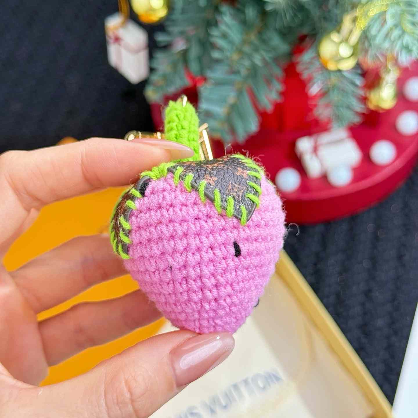 Louis Vuitton Berrylicious Crochet Bag Charm   M02583 - DopestKickz