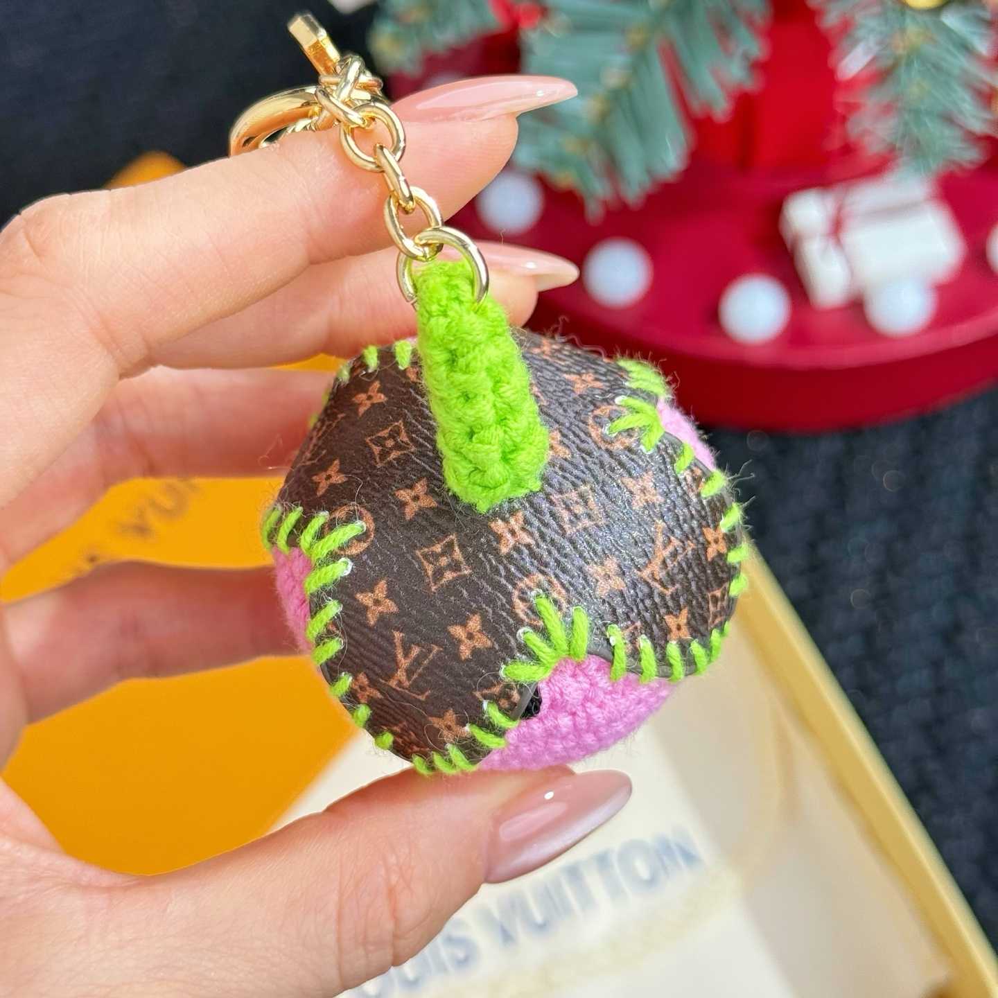 Louis Vuitton Berrylicious Crochet Bag Charm   M02583 - DopestKickz