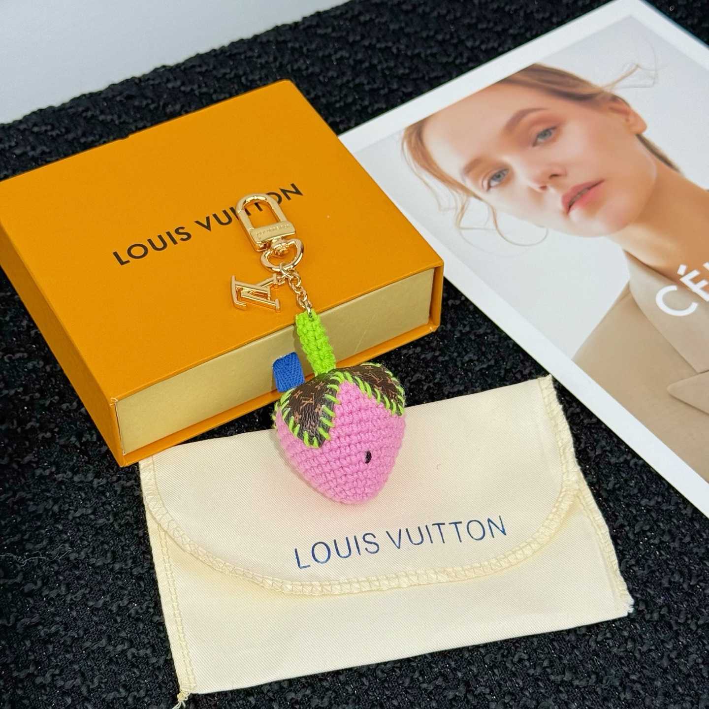 Louis Vuitton Berrylicious Crochet Bag Charm   M02583 - DopestKickz