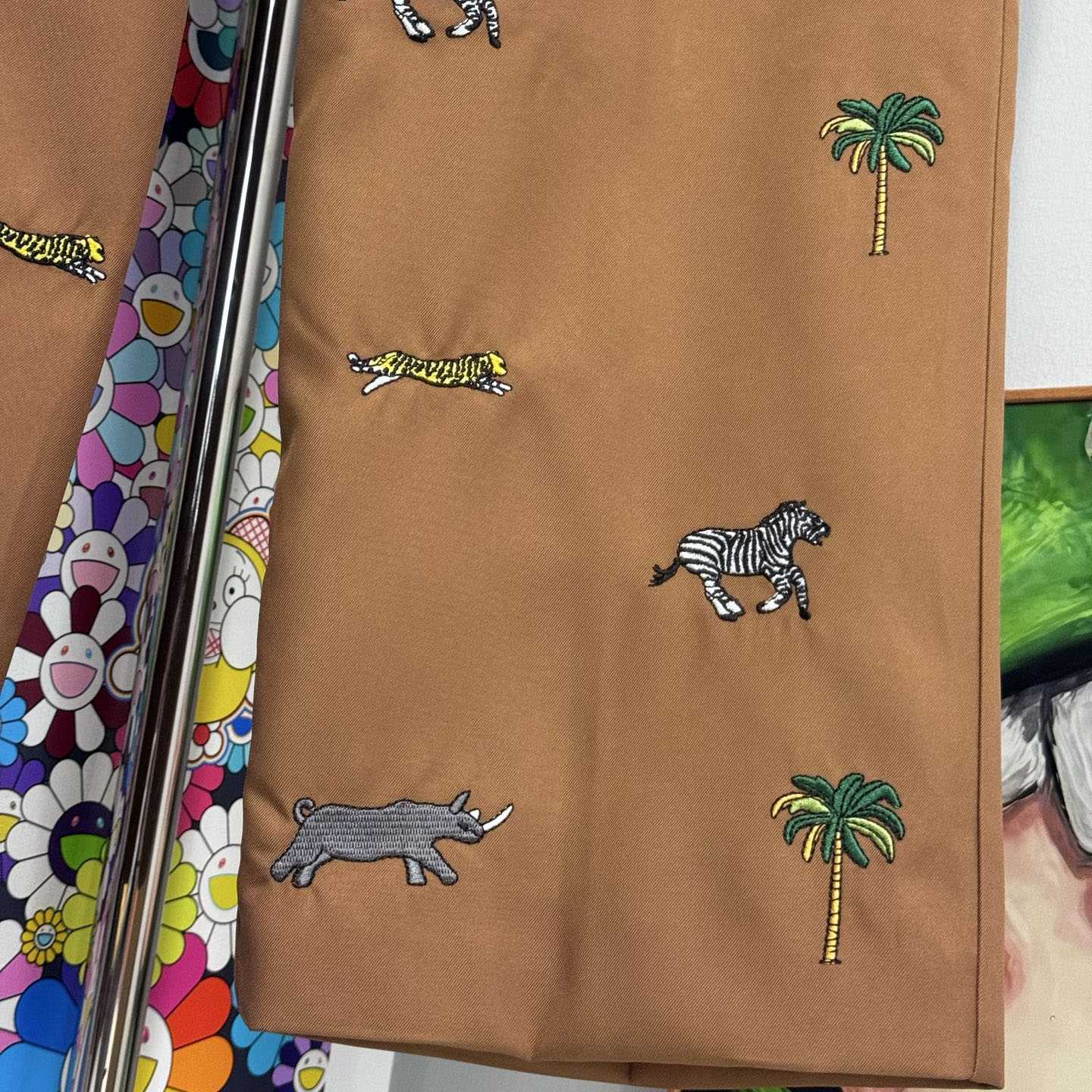 Louis Vuitton LV x The Darjeeling Limited Fil Coupe Drawstring Pants   1AJUMF - DopestKickz