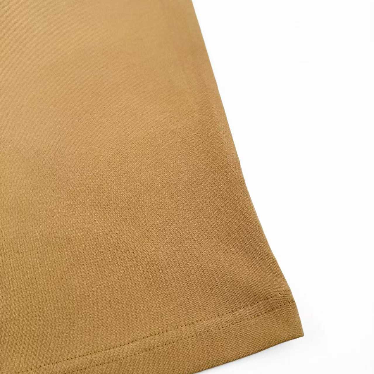 AMI Paris Beige Cotton Ami De Coeur T-shirt - DopestKickz