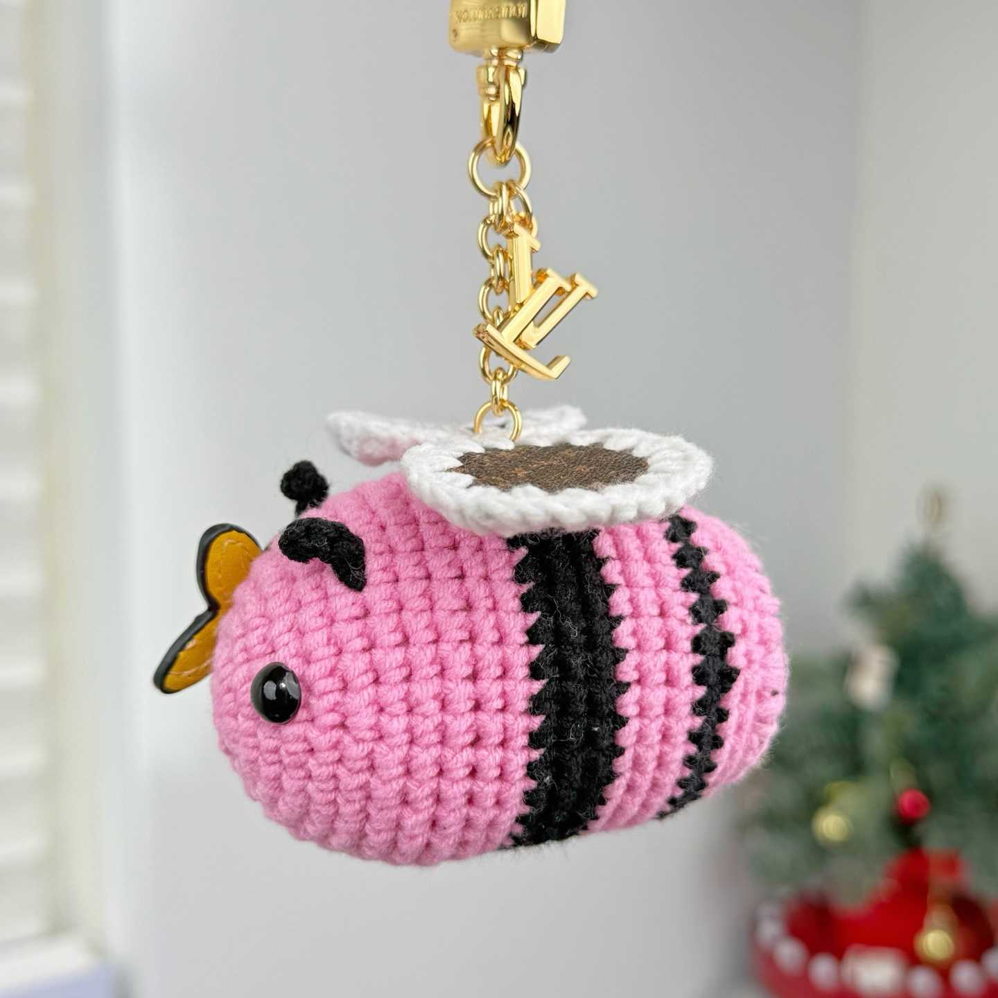Louis Vuitton Bee LV Crochet Bag Charm   M02585 - DopestKickz